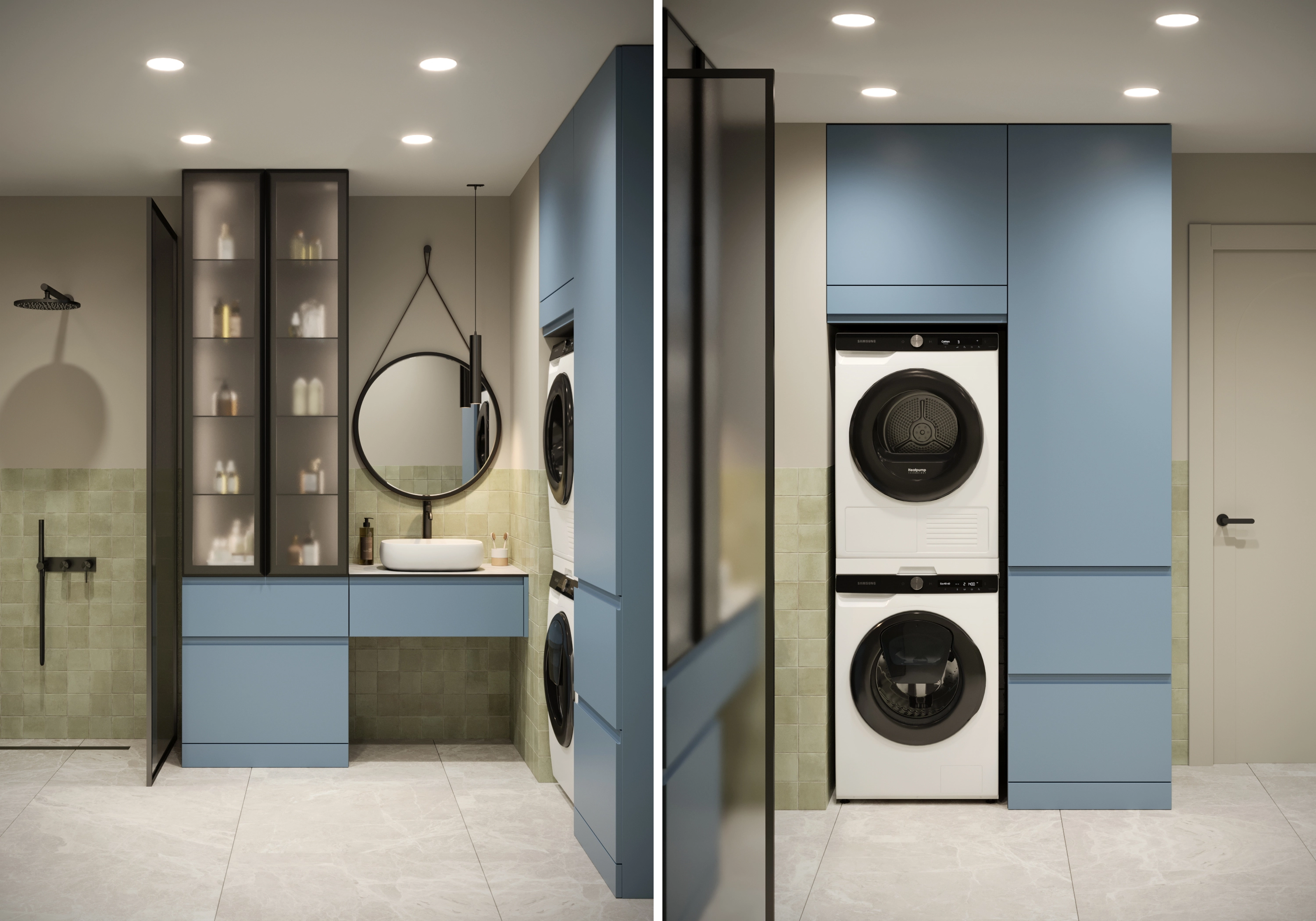 Комплект мебели в ванную комнату Пьоджа-2