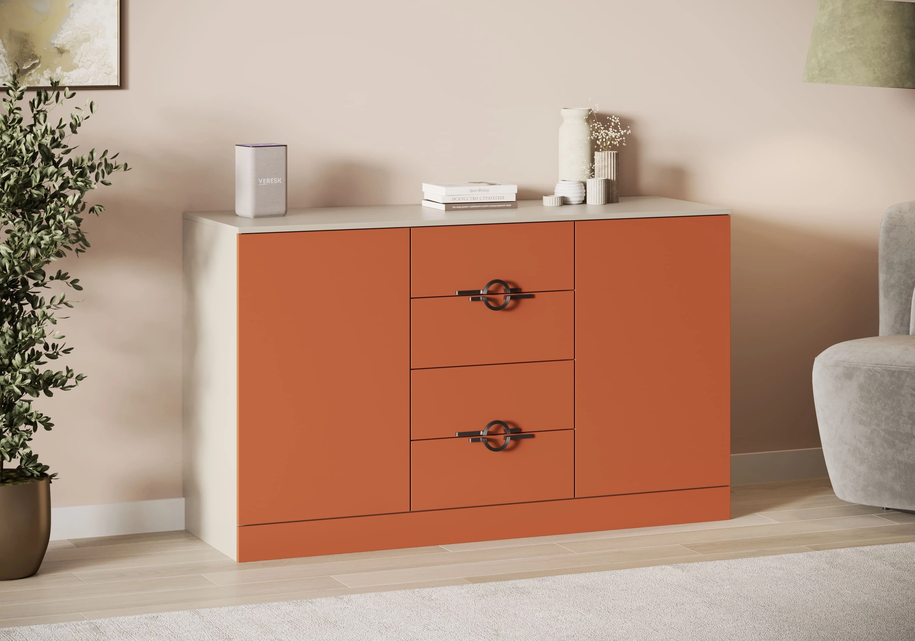 Кухонный комод Элавия-4 Премиум - фото №1