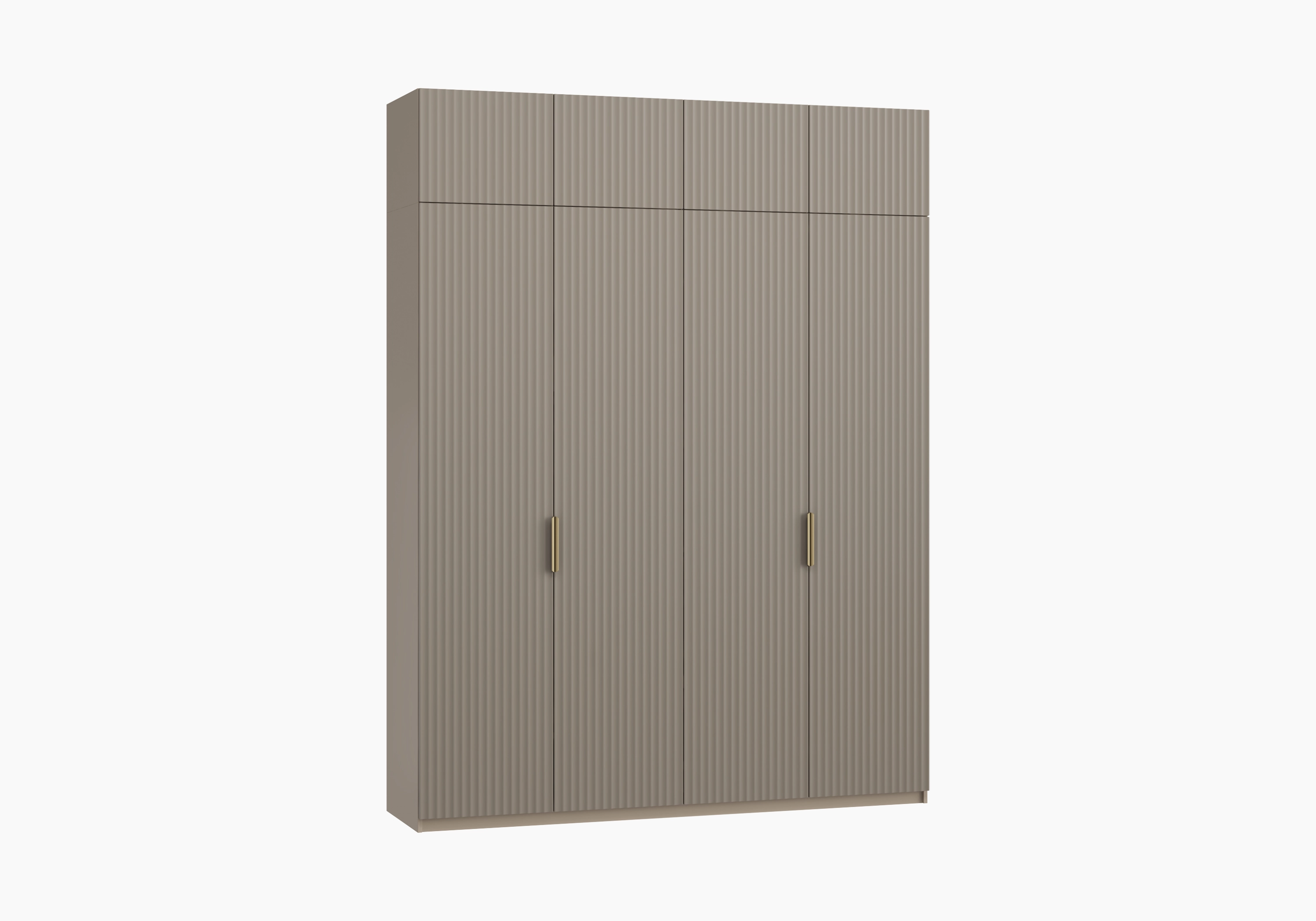 Распашной шкаф Шармель-4.2 Лайф Эмаль с антресолью