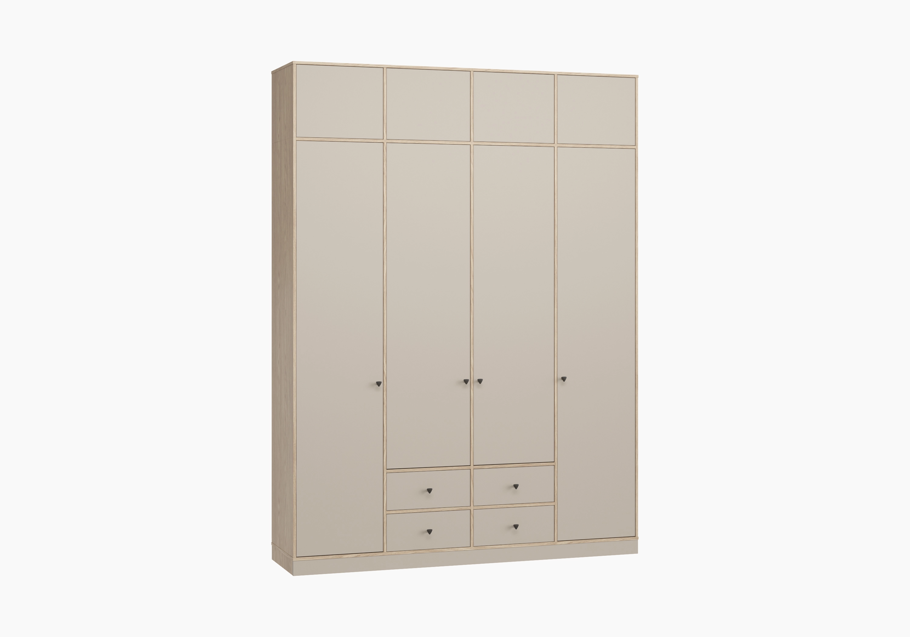 Распашной шкаф Виггинс-4.4 с антресолью