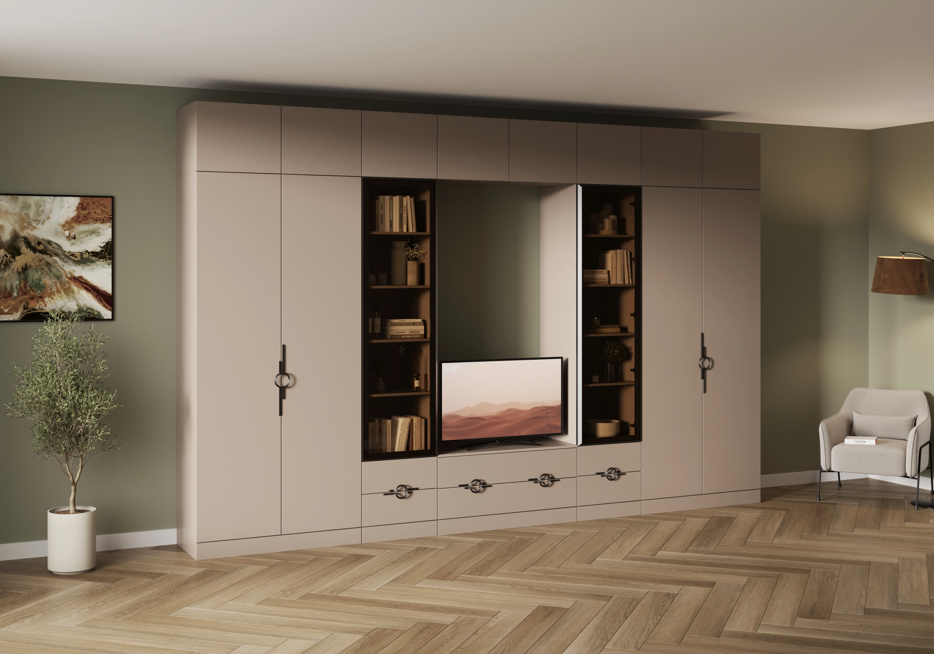 Модульная стенка Элавия-6