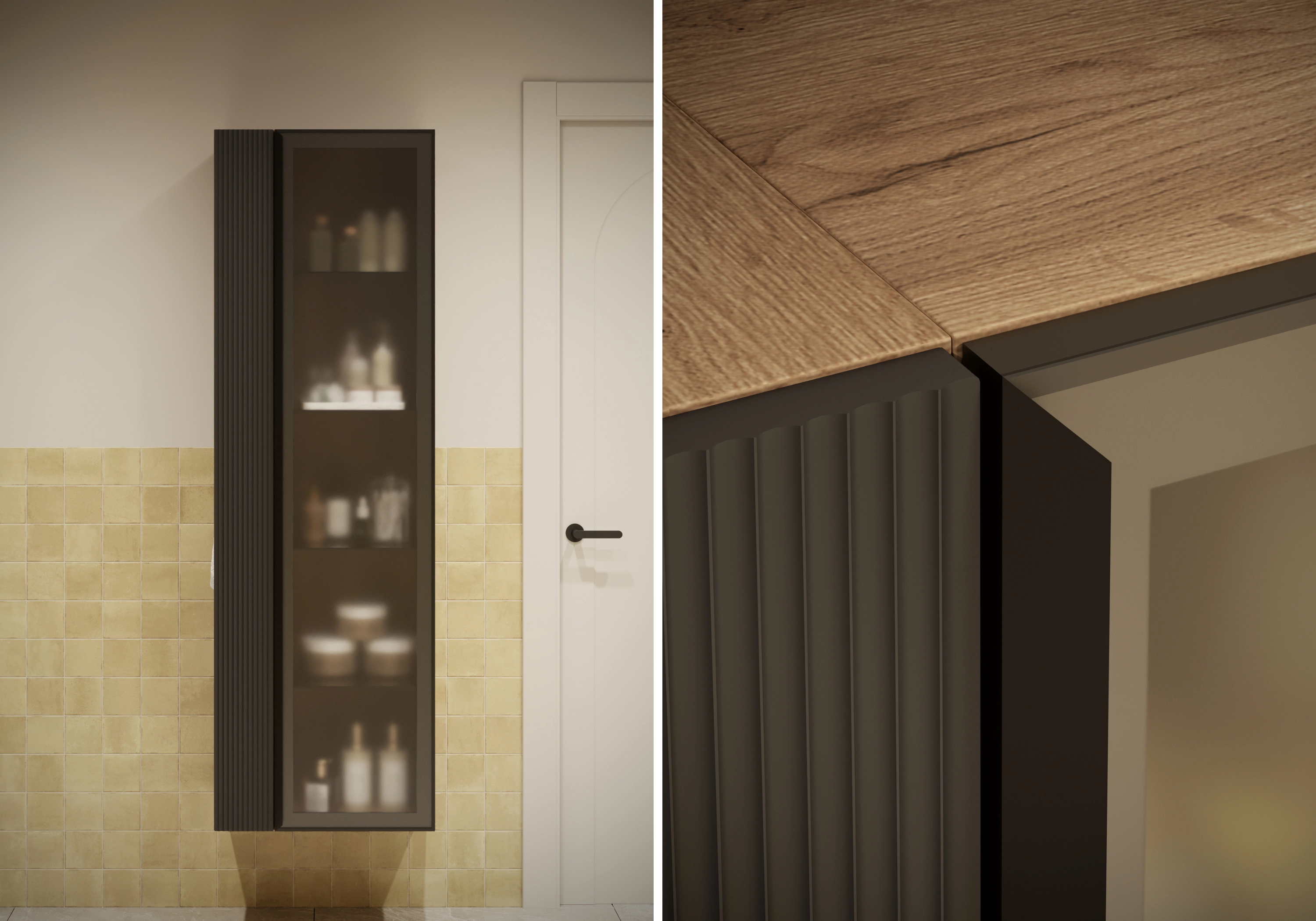 Комплект мебели в ванную комнату Пьоджа-3