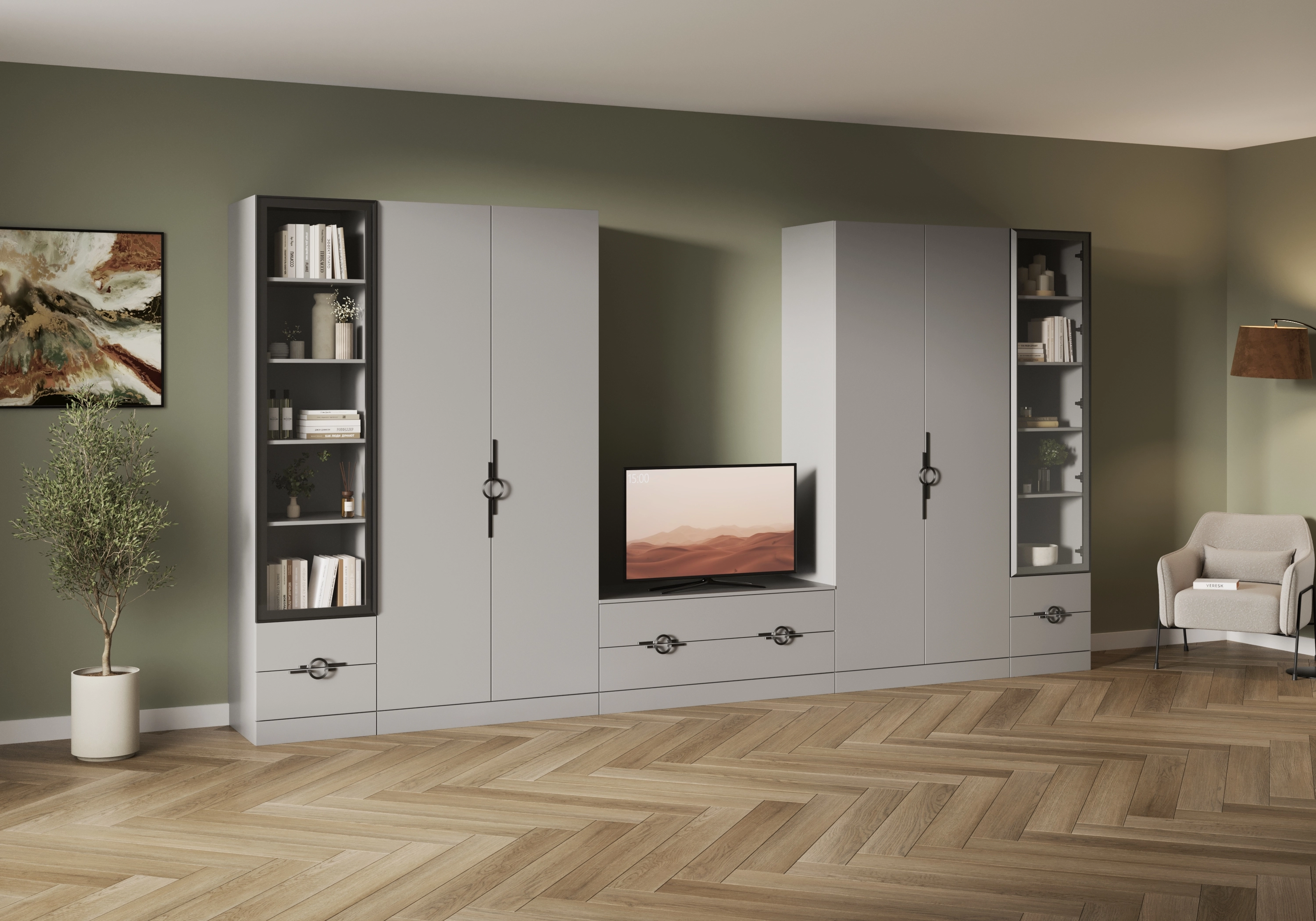 Модульная стенка Элавия-4