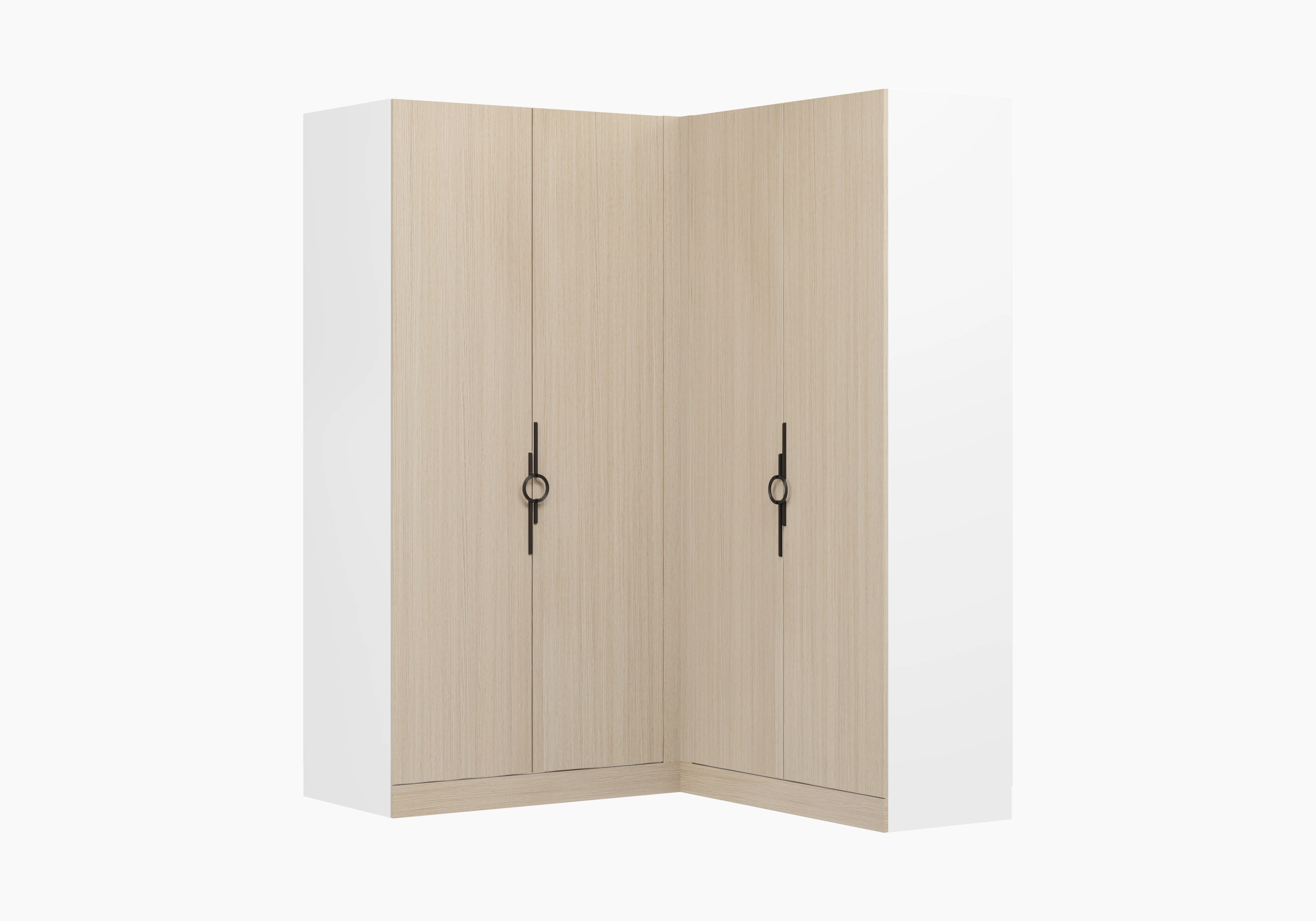 Распашной шкаф угловой Элавия-2-500 Премиум