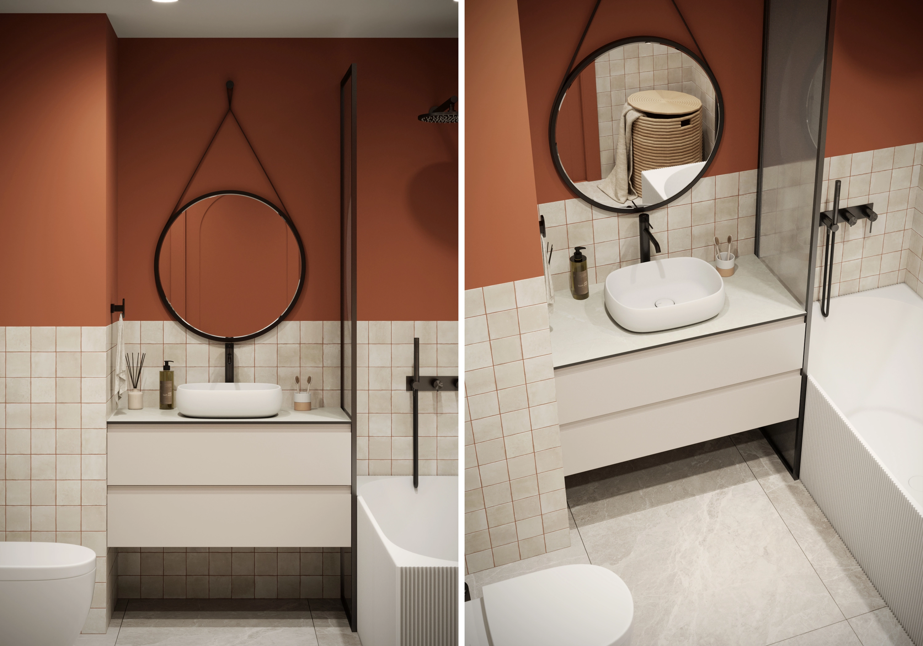 Подвесная тумба в ванную комнату Пьоджа-1