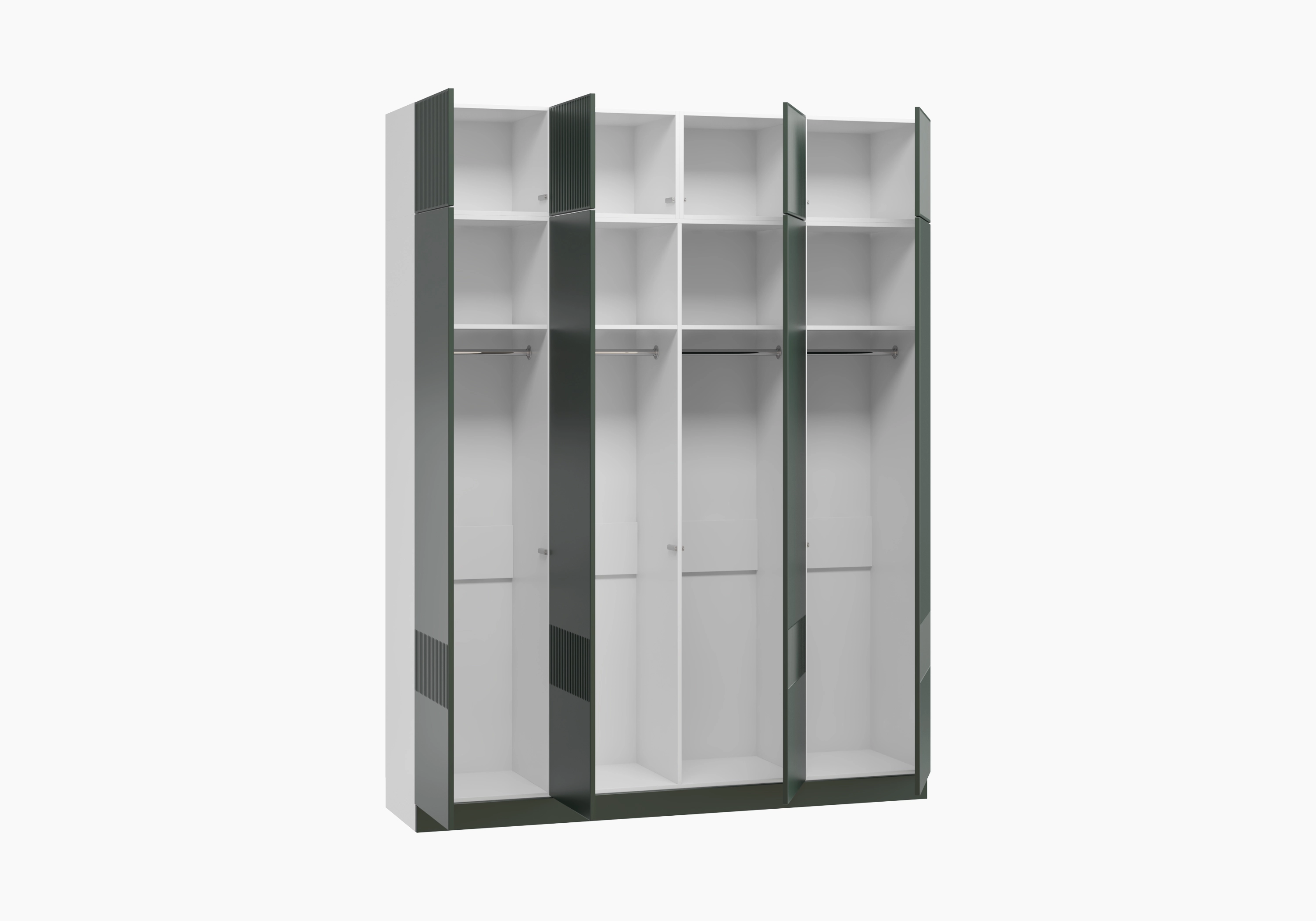 Распашной шкаф Дарио-4.1.1 с антресолью