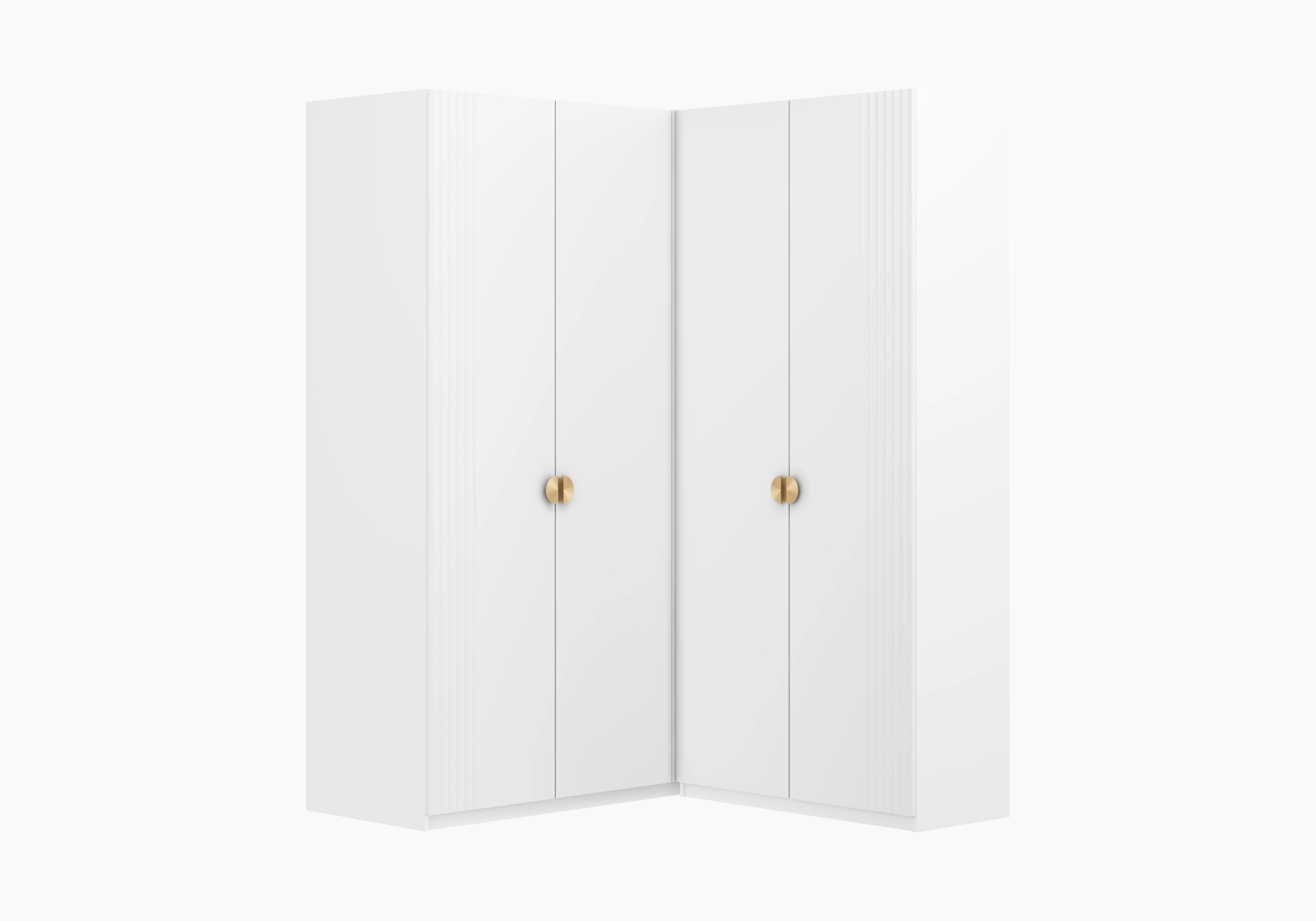 Распашной шкаф угловой Санторини-450 Лайф