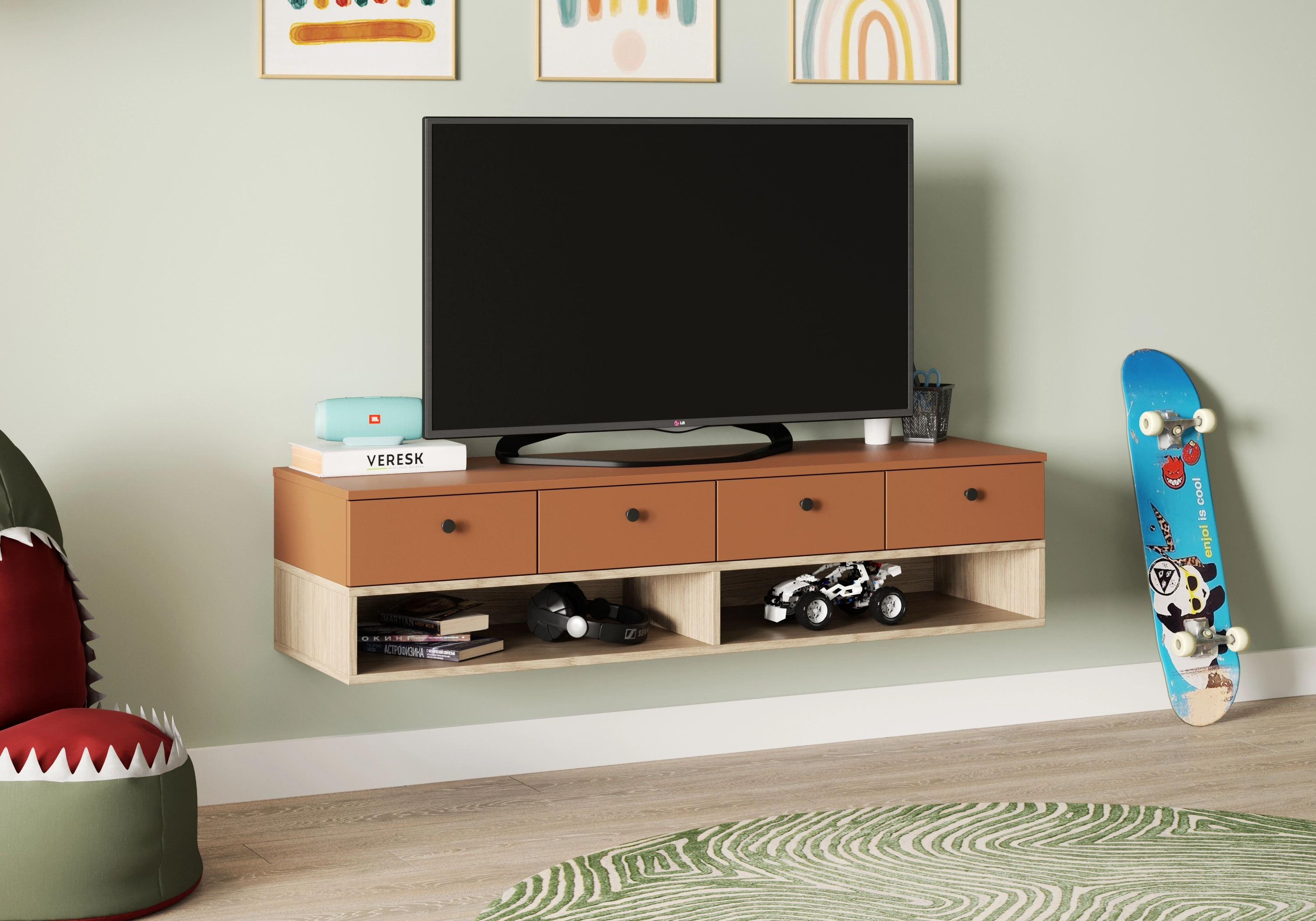 ТВ-тумба Моццо подвесная