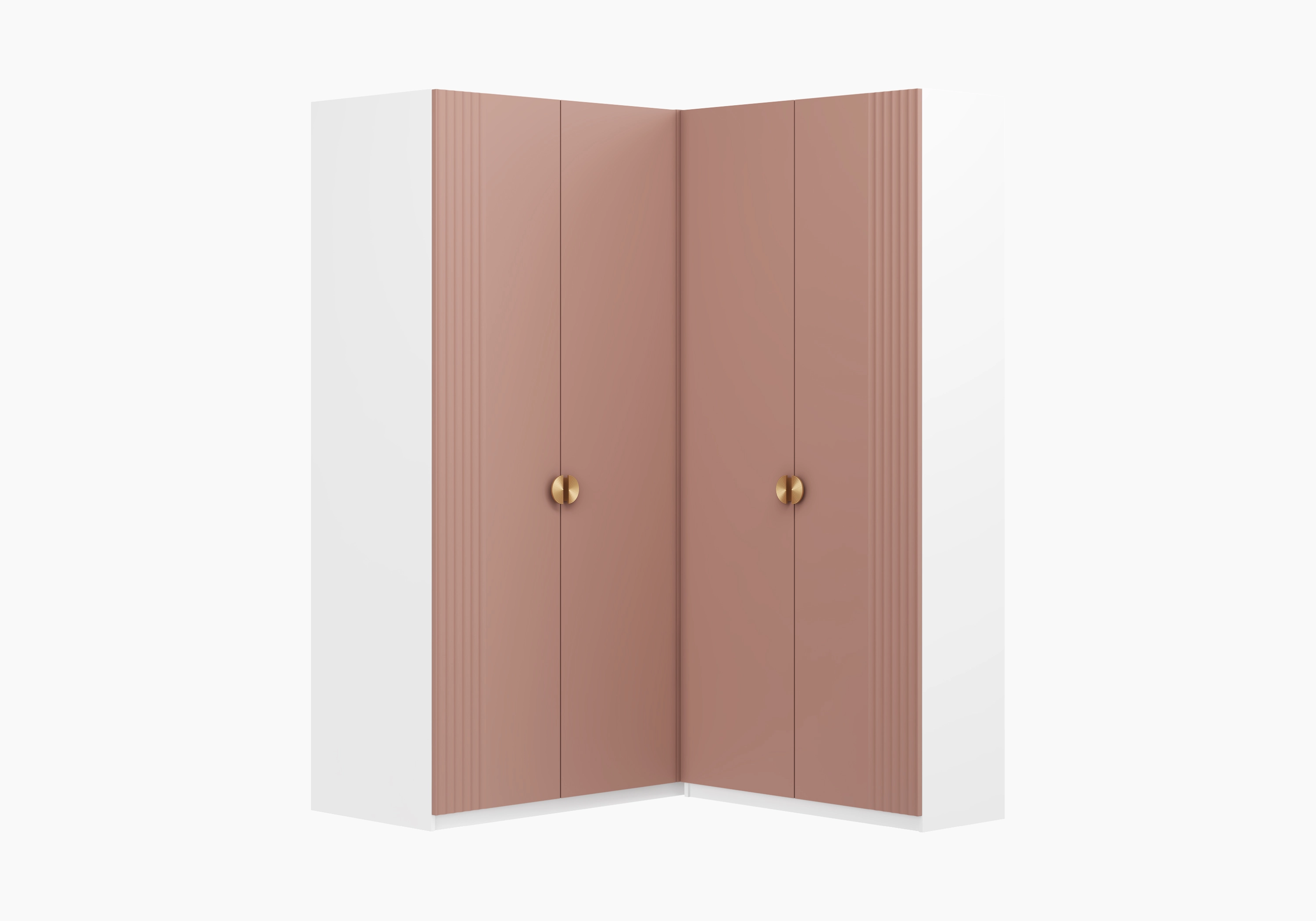 Распашной шкаф угловой Санторини-400 Лайф