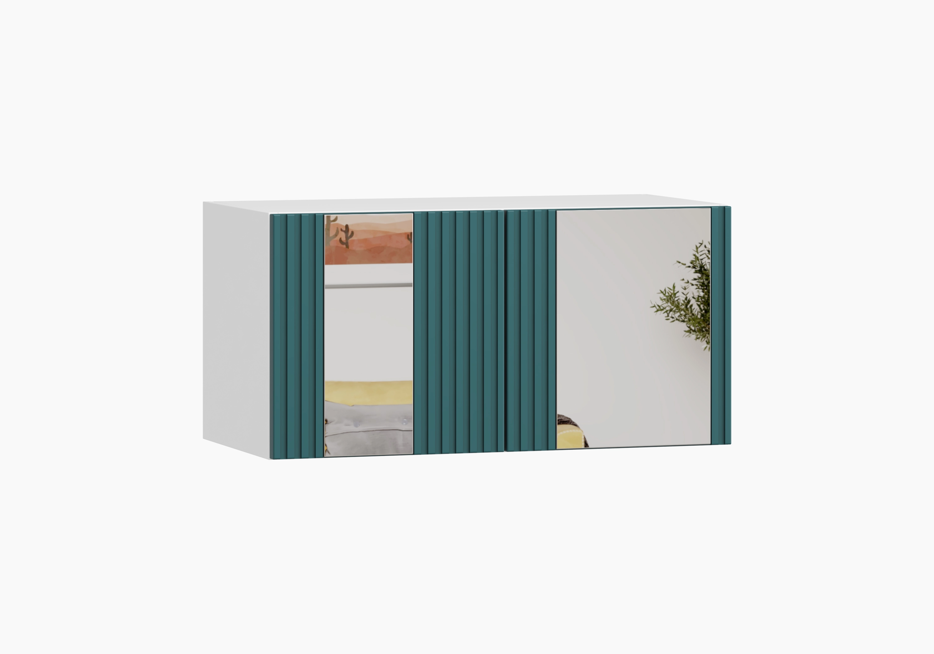 Антресоль Эйн-2 Декор 3 навесная