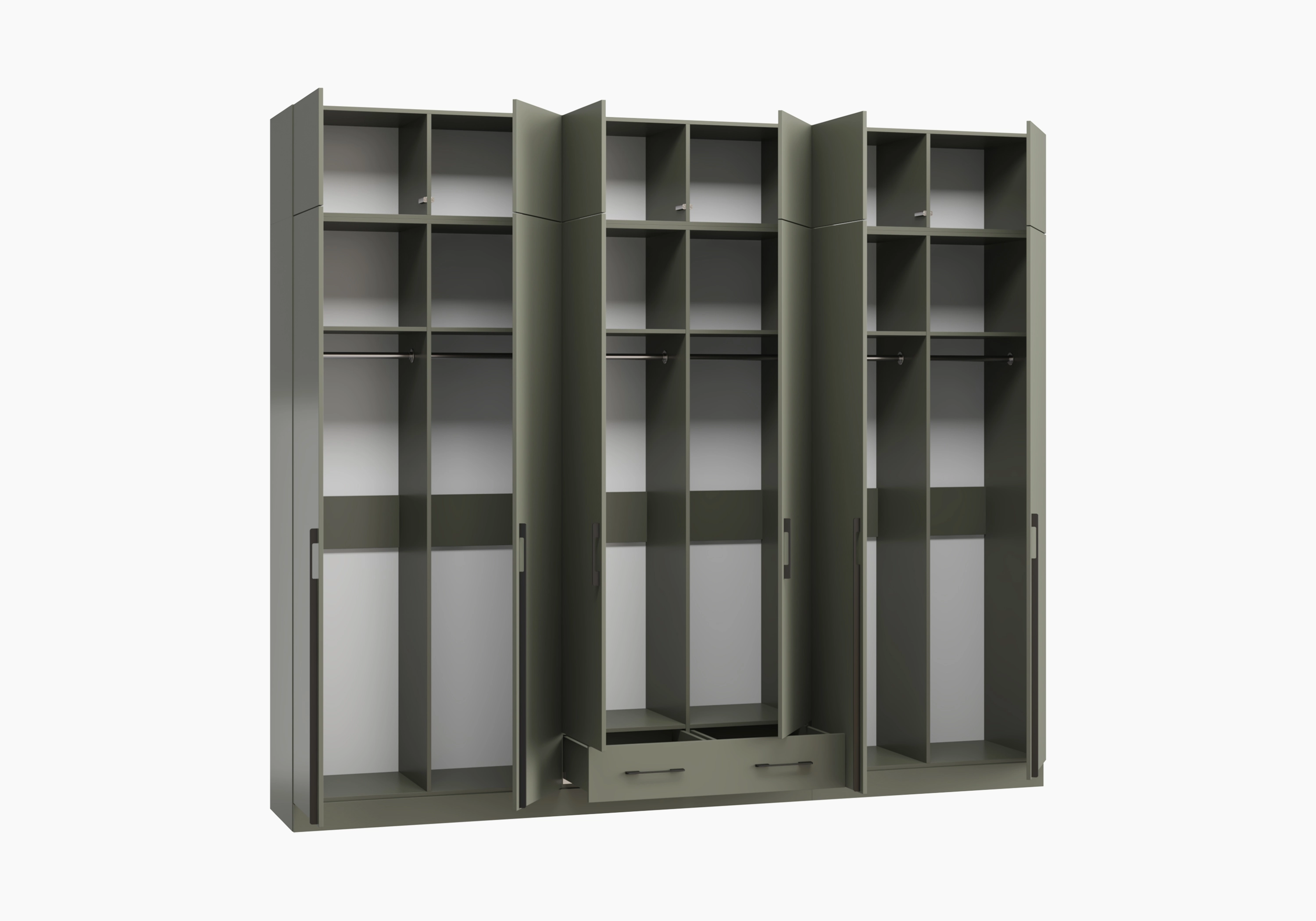 Распашной шкаф Капса-6.1.1 с антресолью