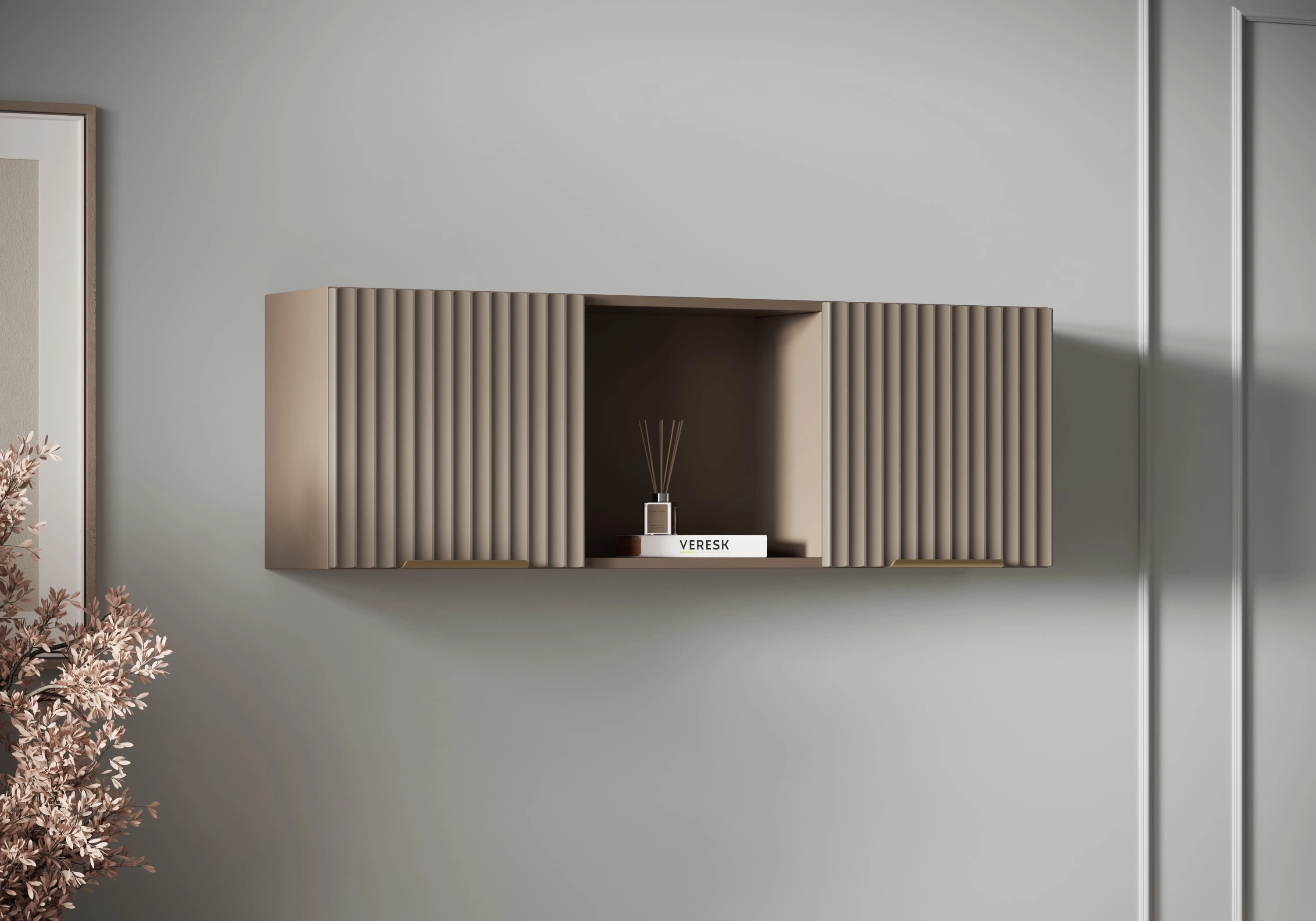 Полка Шармель-2 Лайф Эмаль навесная