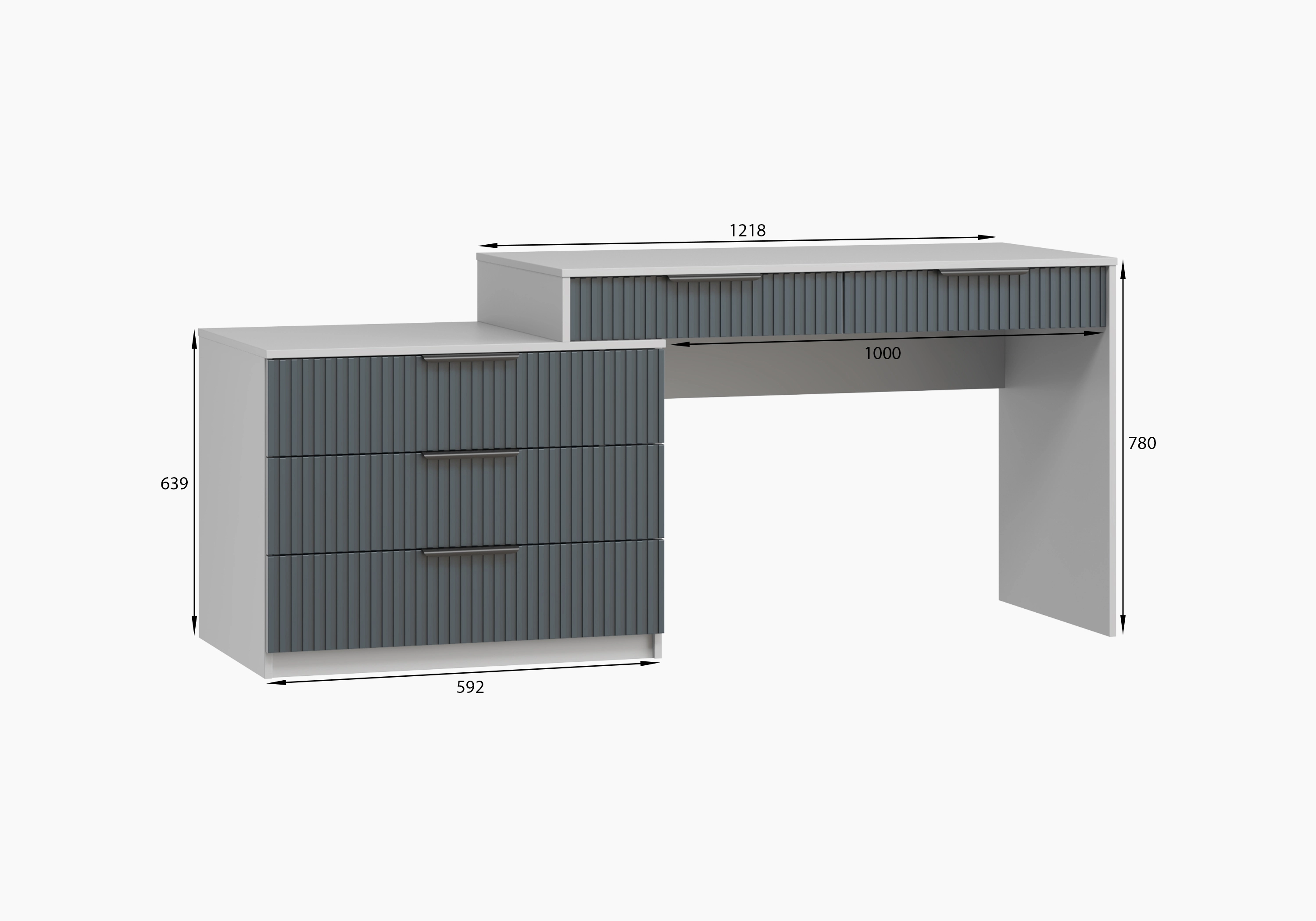 Письменный стол Эйн-2 Эмаль