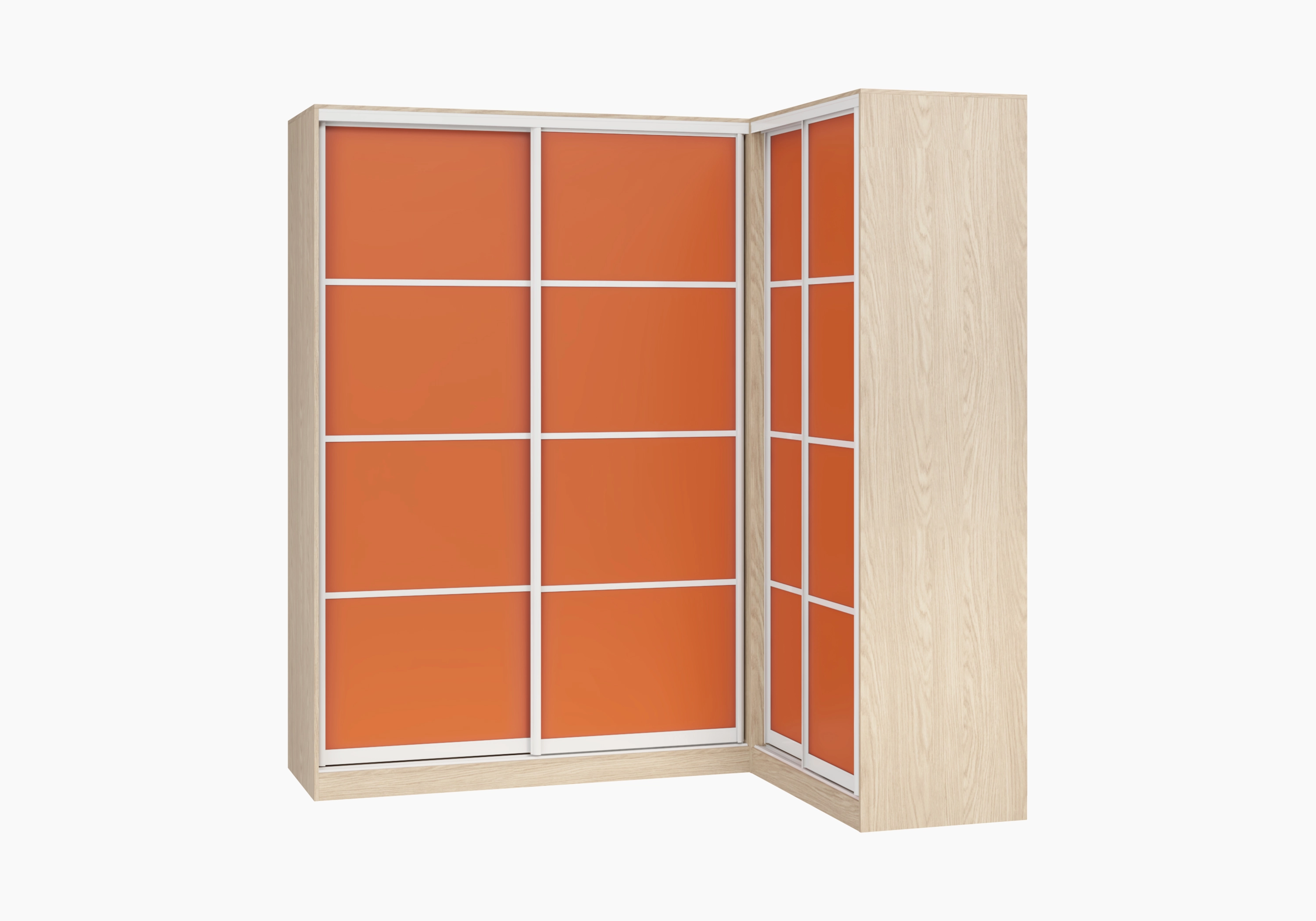 Шкаф-купе угловой Борден-6-4 1600 Премиум