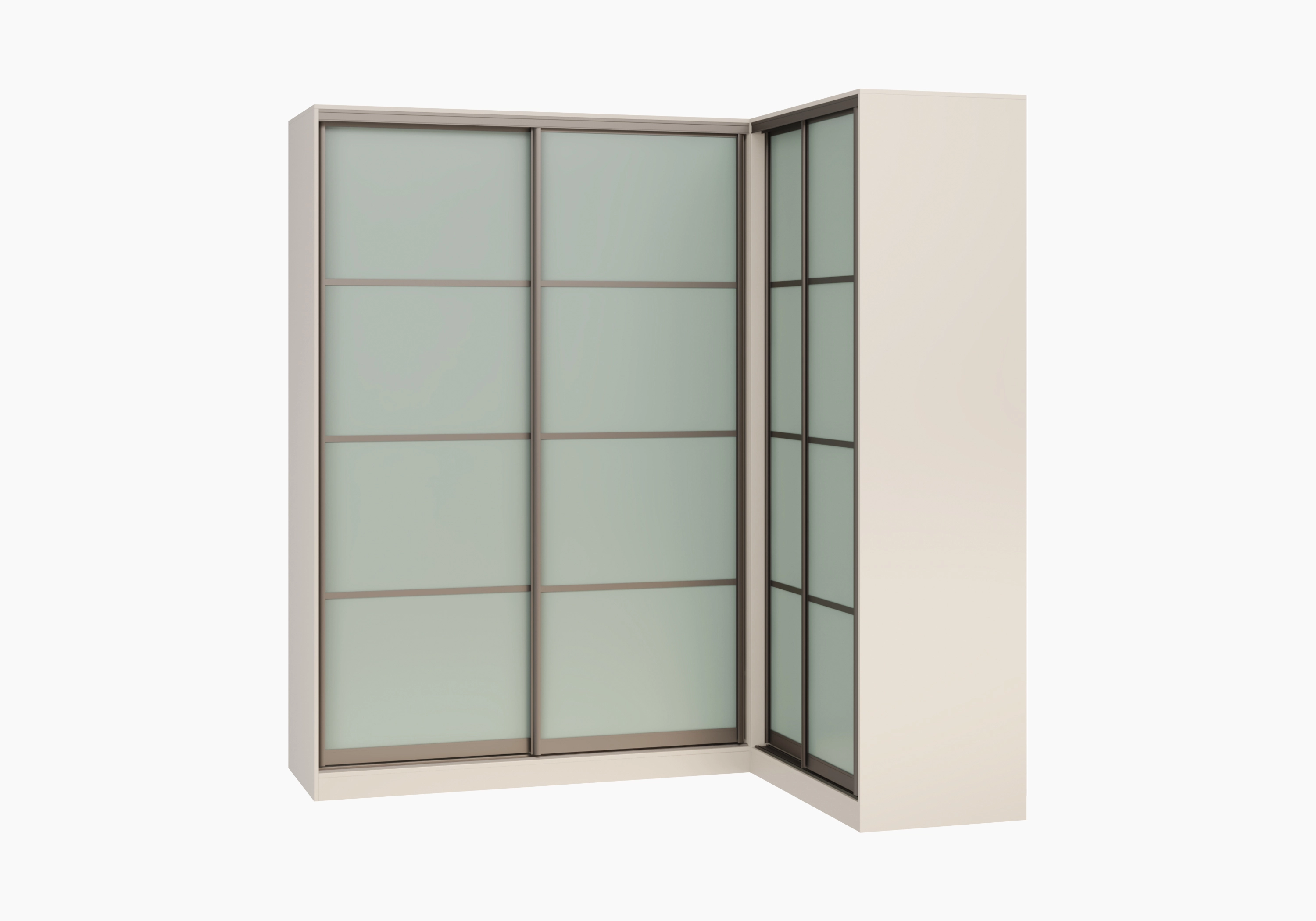 Шкаф-купе угловой Борден-6-4 1600 Премиум