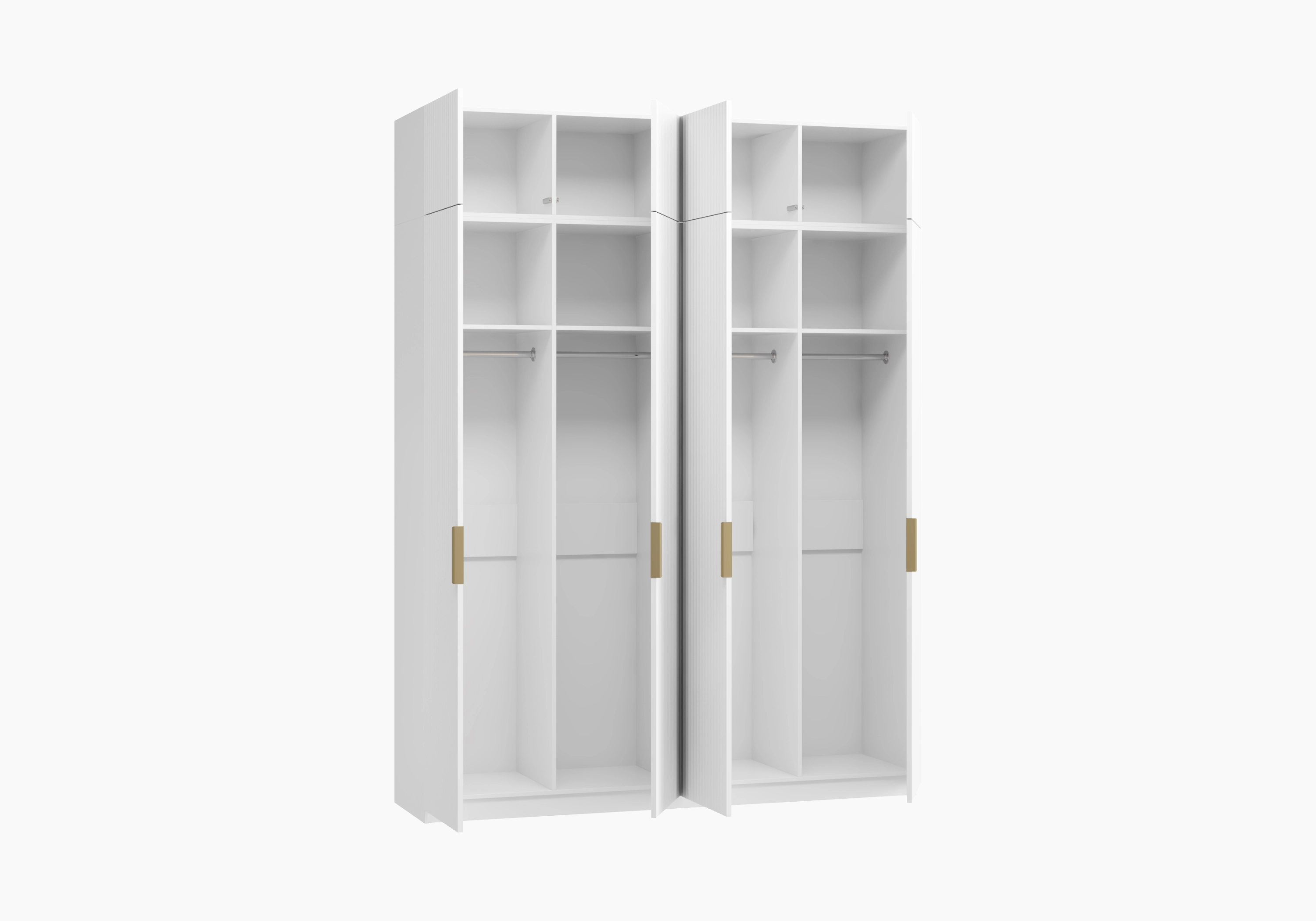 Распашной шкаф Шармель-4.2 Лайф Эмаль с антресолью