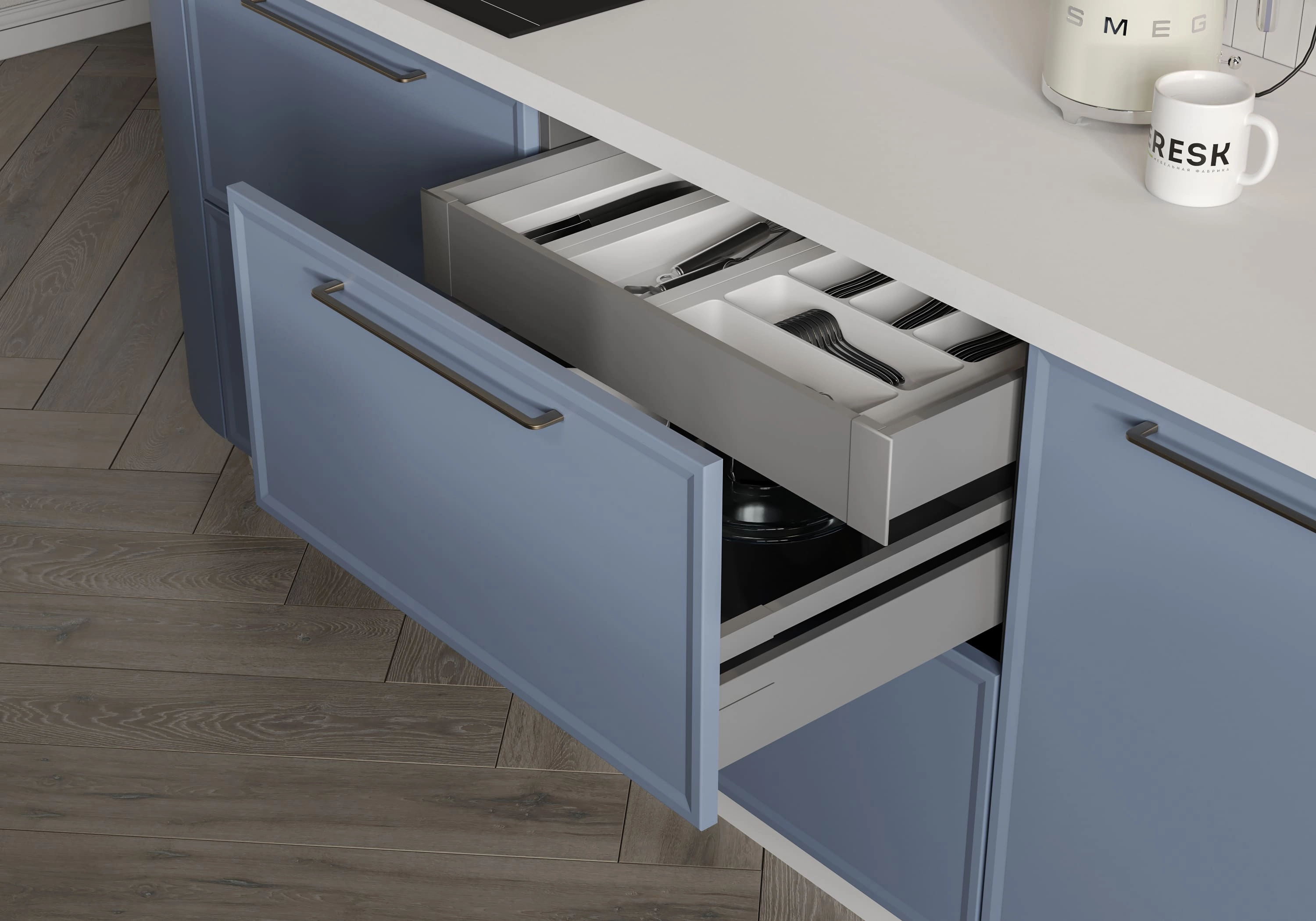 Кухонный гарнитур Лефель-3