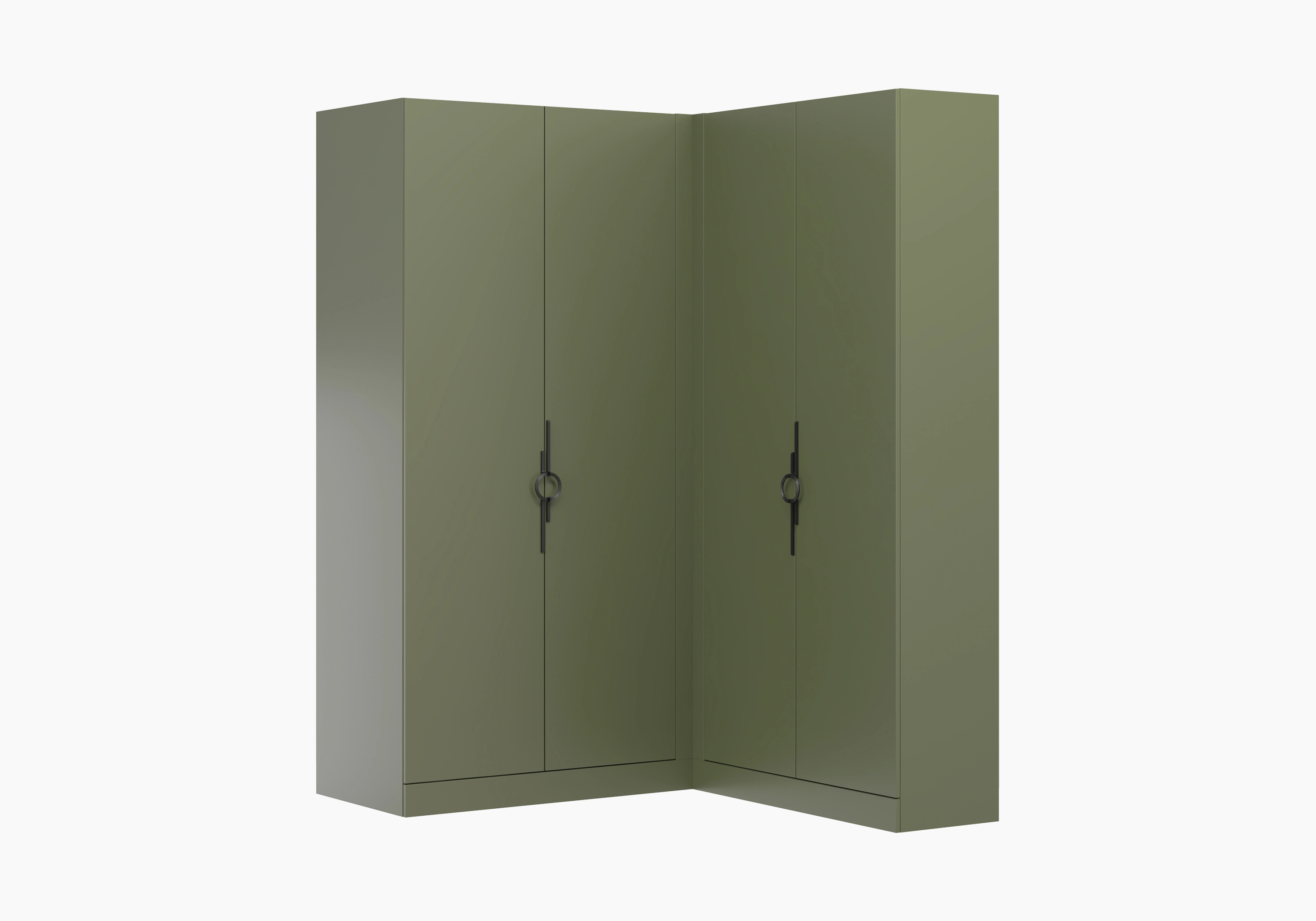 Распашной шкаф угловой Элавия-2-400