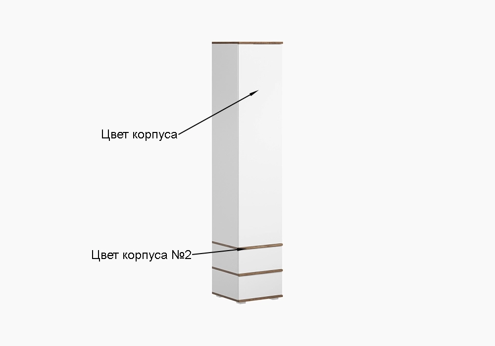 Распашной шкаф в спальню Чилли-1.2