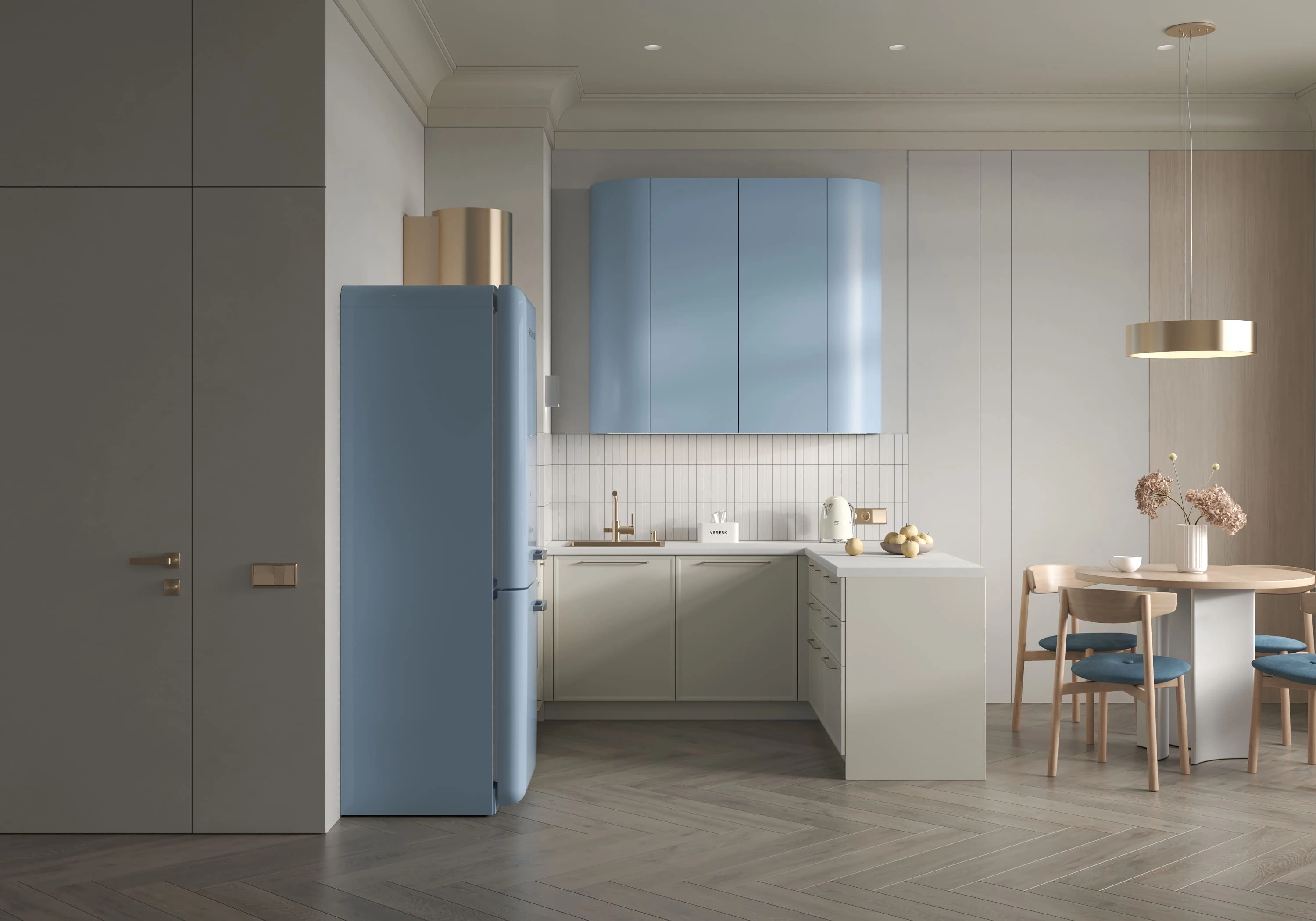 Кухонный гарнитур Лефель-4