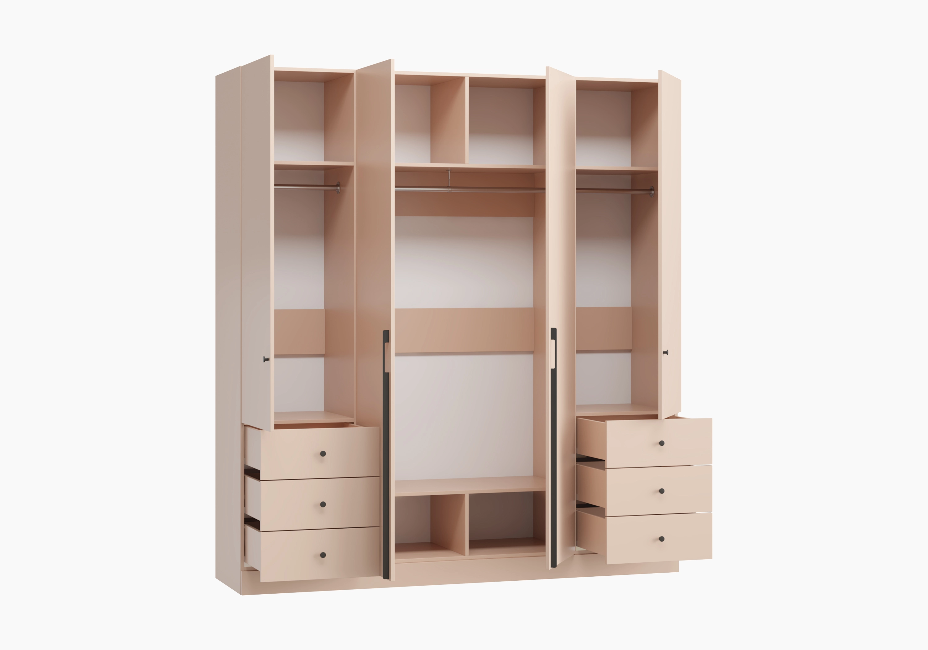 Распашной шкаф Капса-4.2.3