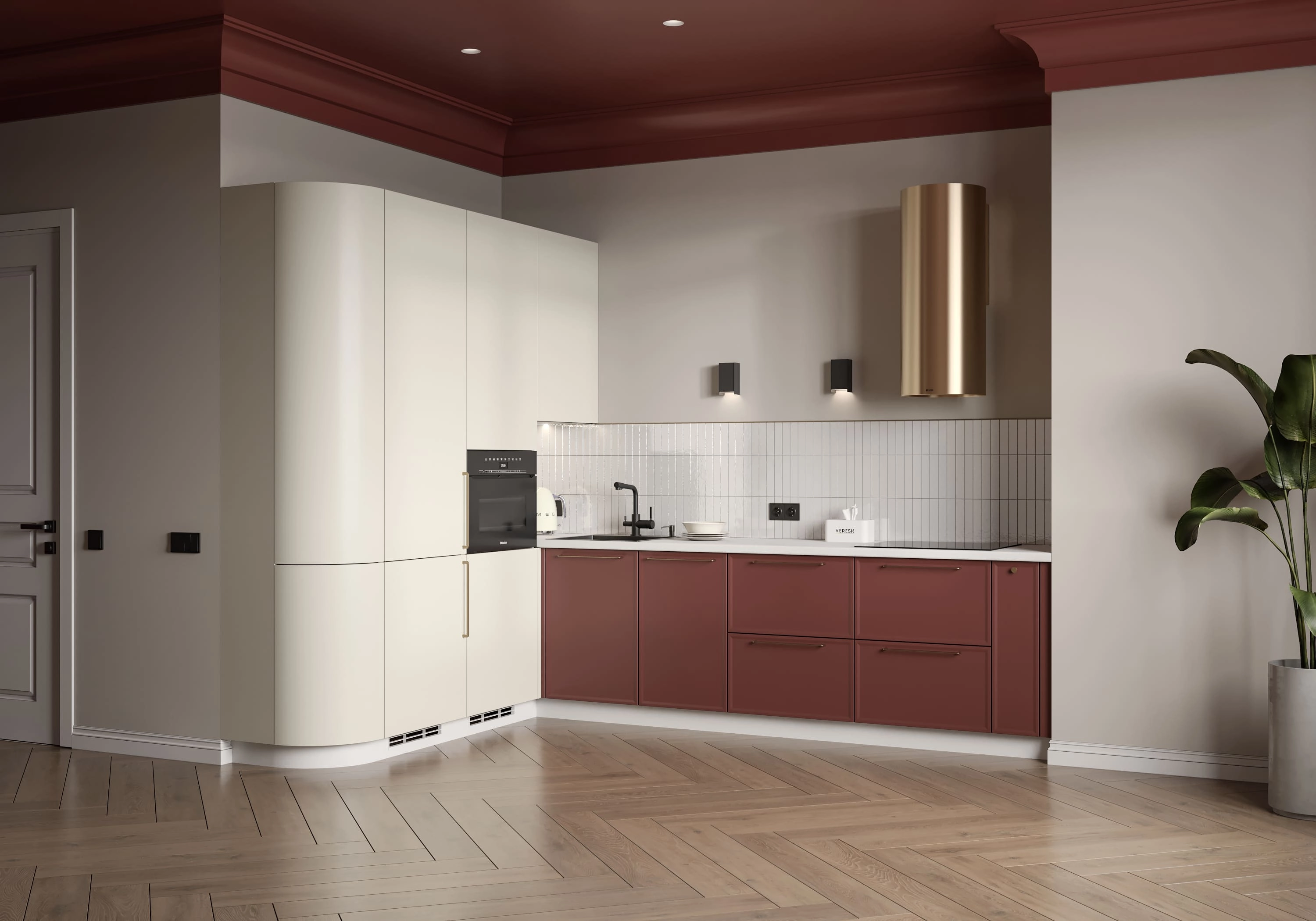 Кухонный гарнитур Лефель-1