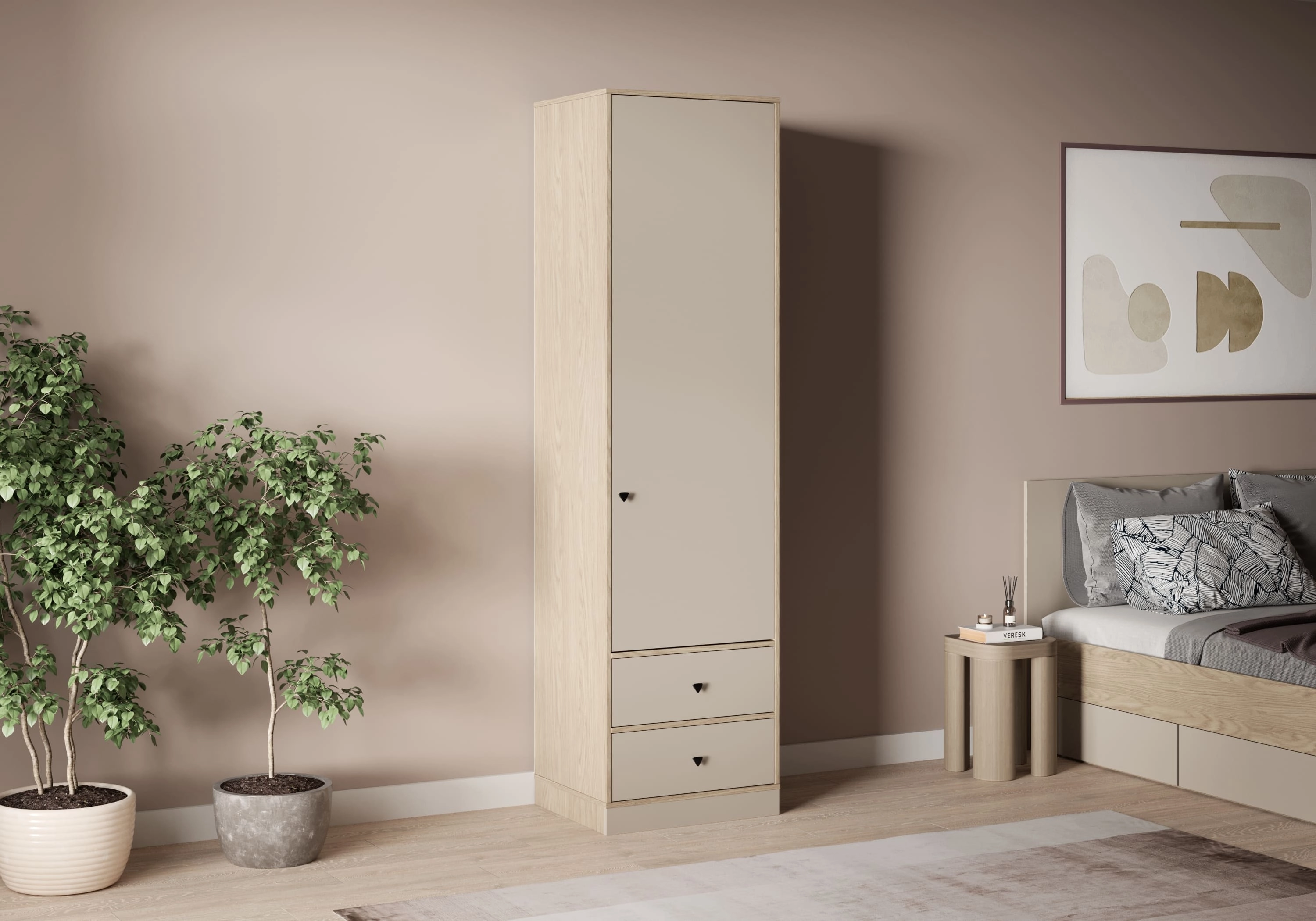 Распашной шкаф Виггинс-1.2