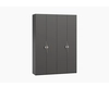 Распашной шкаф Лорэнсия-4 Графит - фото №5