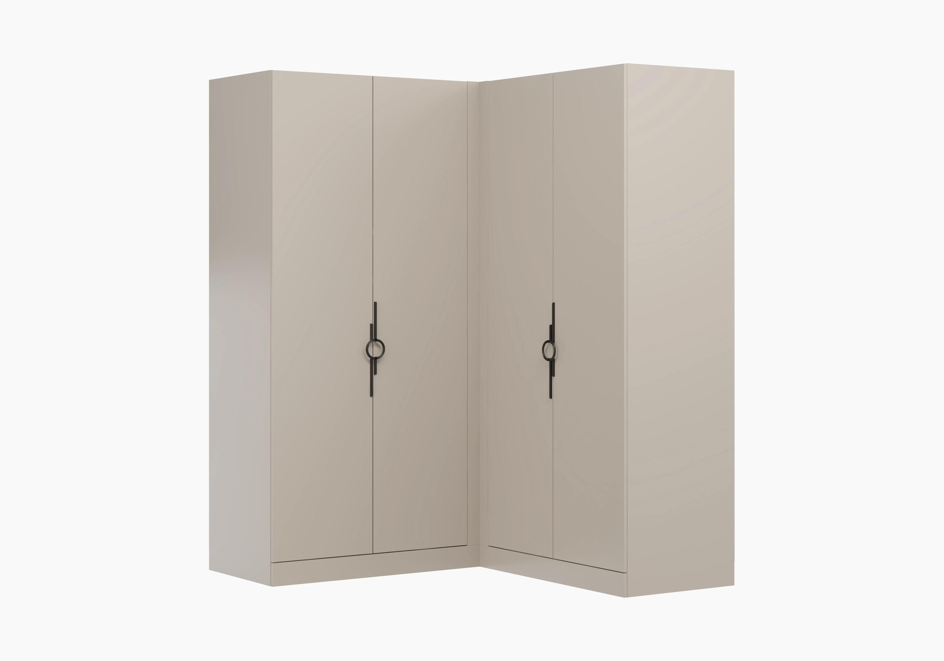 Распашной шкаф угловой Элавия-2-600