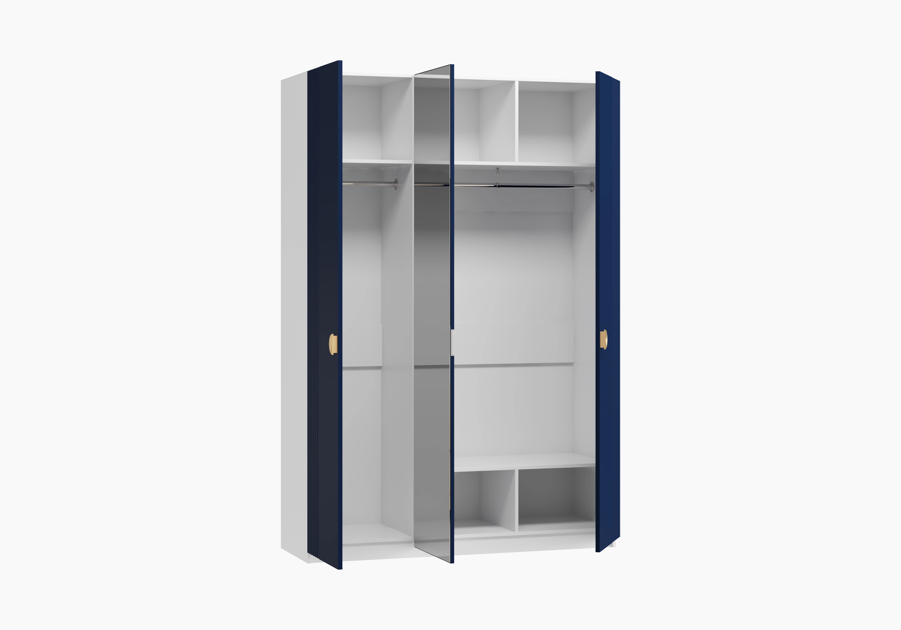 Распашной шкаф Санторини-3 Лайф с зеркалом