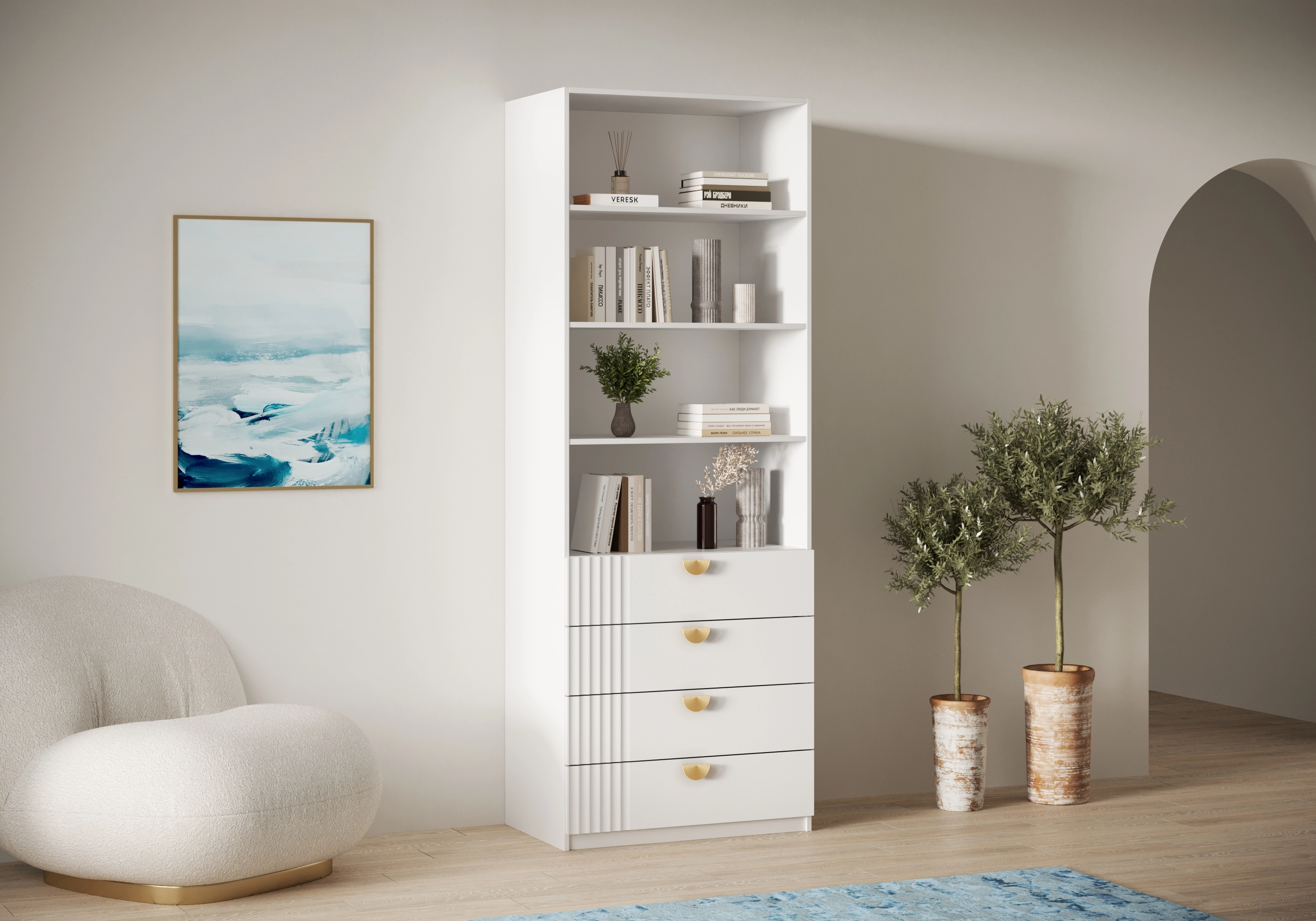 Стеллаж Санторини Лайф