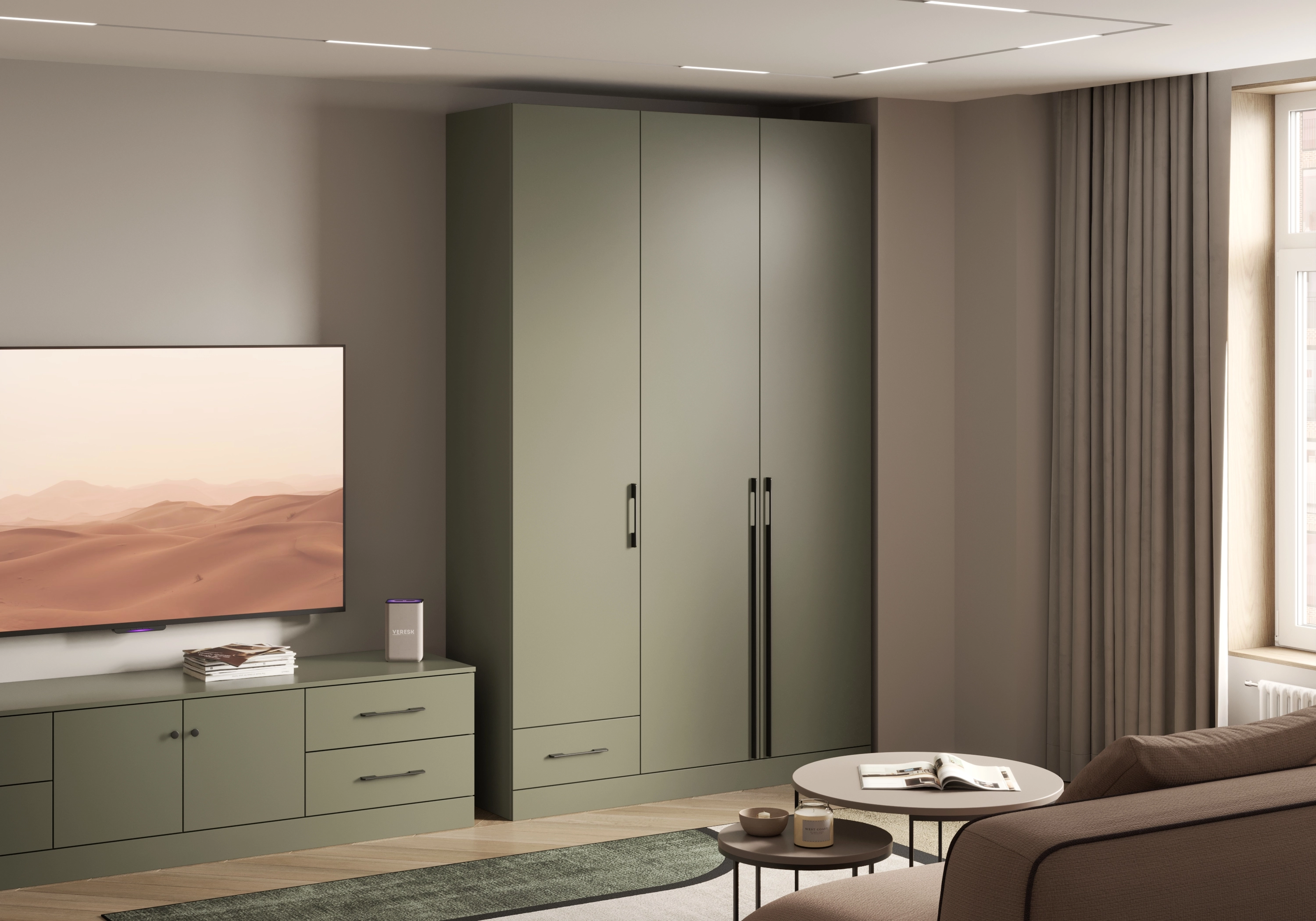 Распашной шкаф Капса-3.6.1