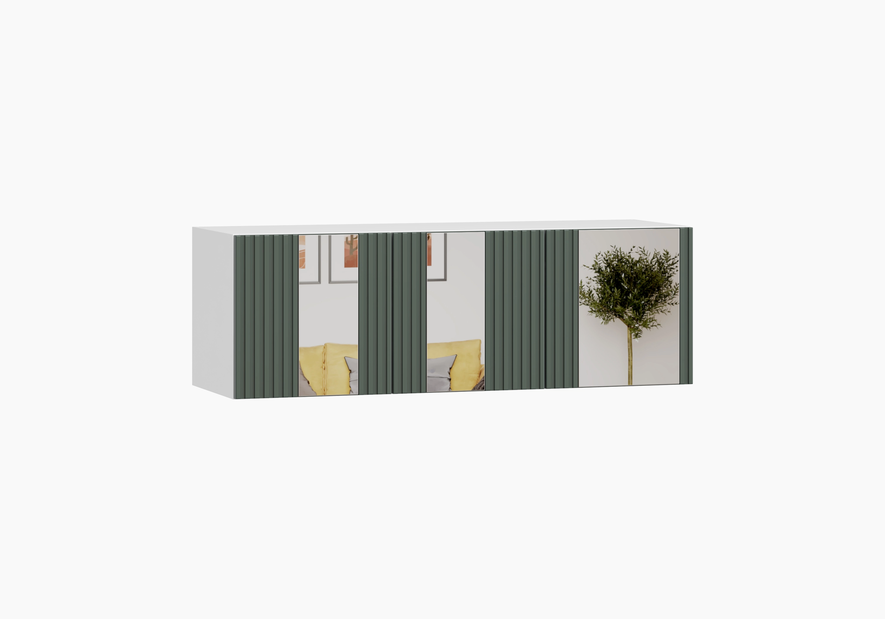 Антресоль Эйн-3 Декор 3 навесная