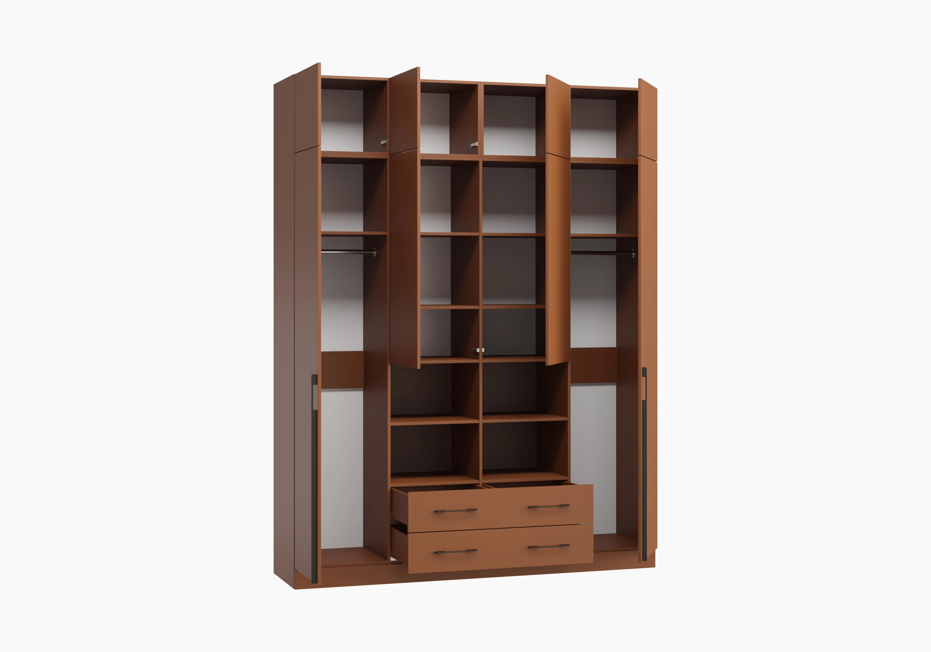 Распашной шкаф Капса-4.6 с антресолью