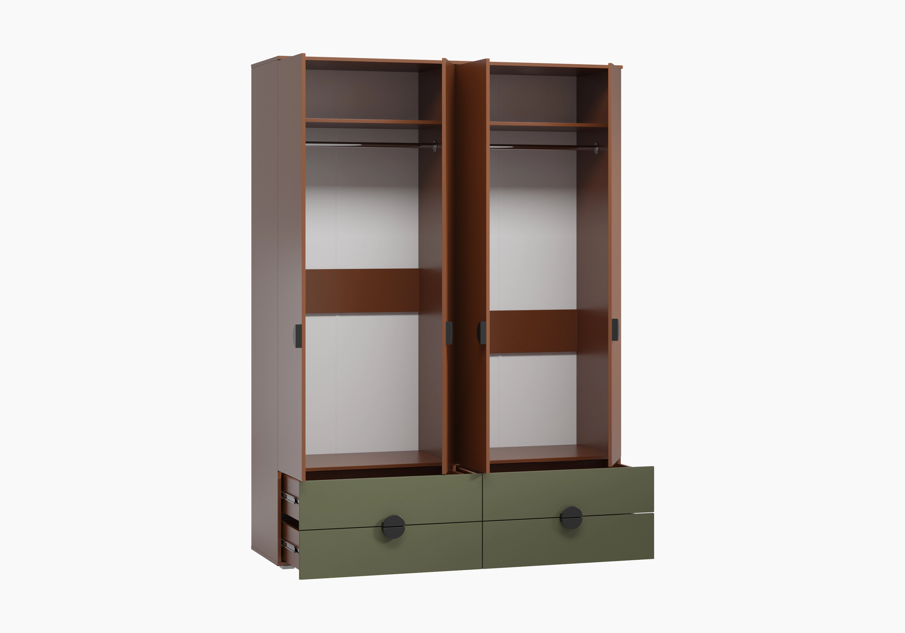 Распашной шкаф Ольена-4.4