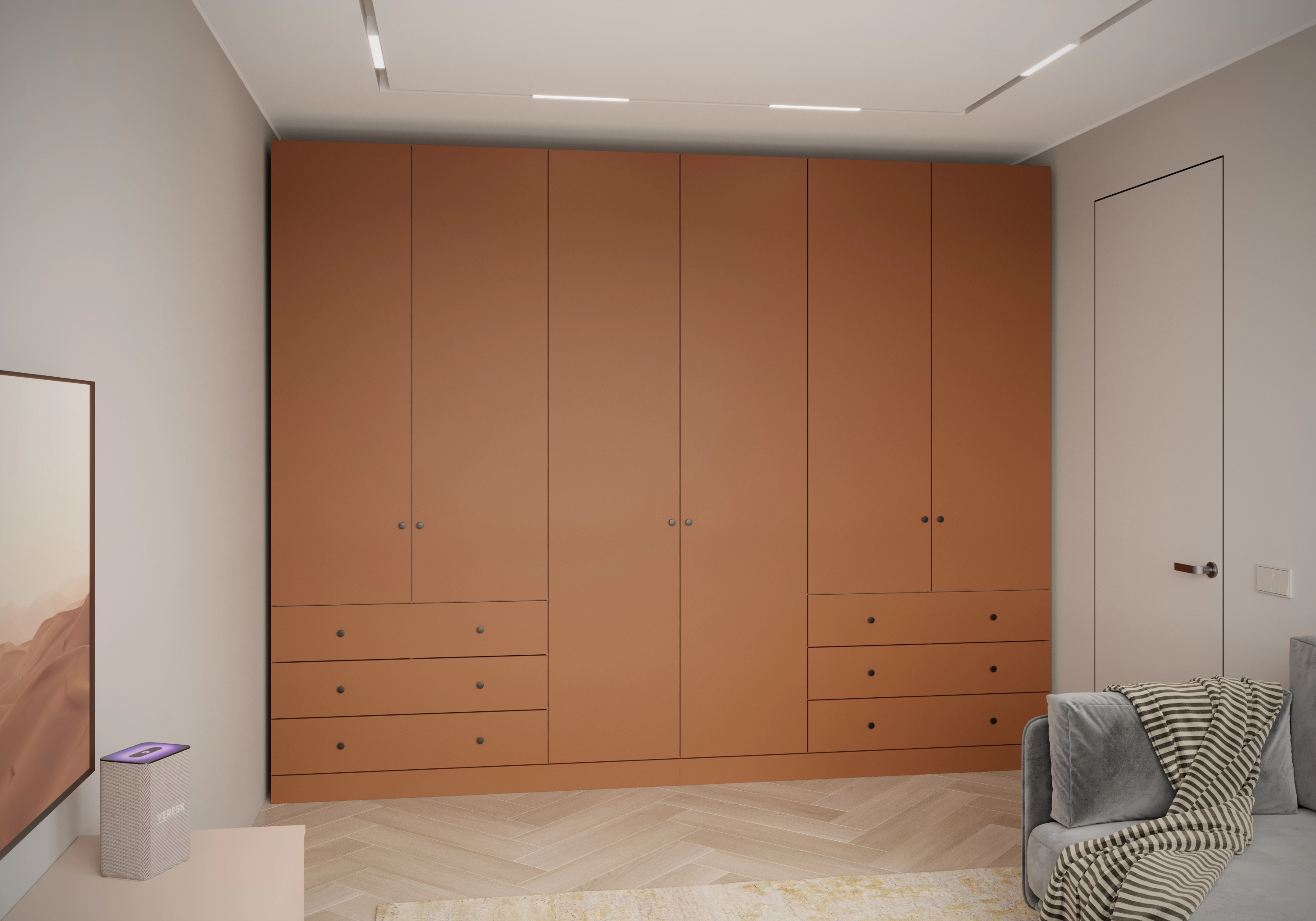 Распашной шкаф Капса-6.2.3