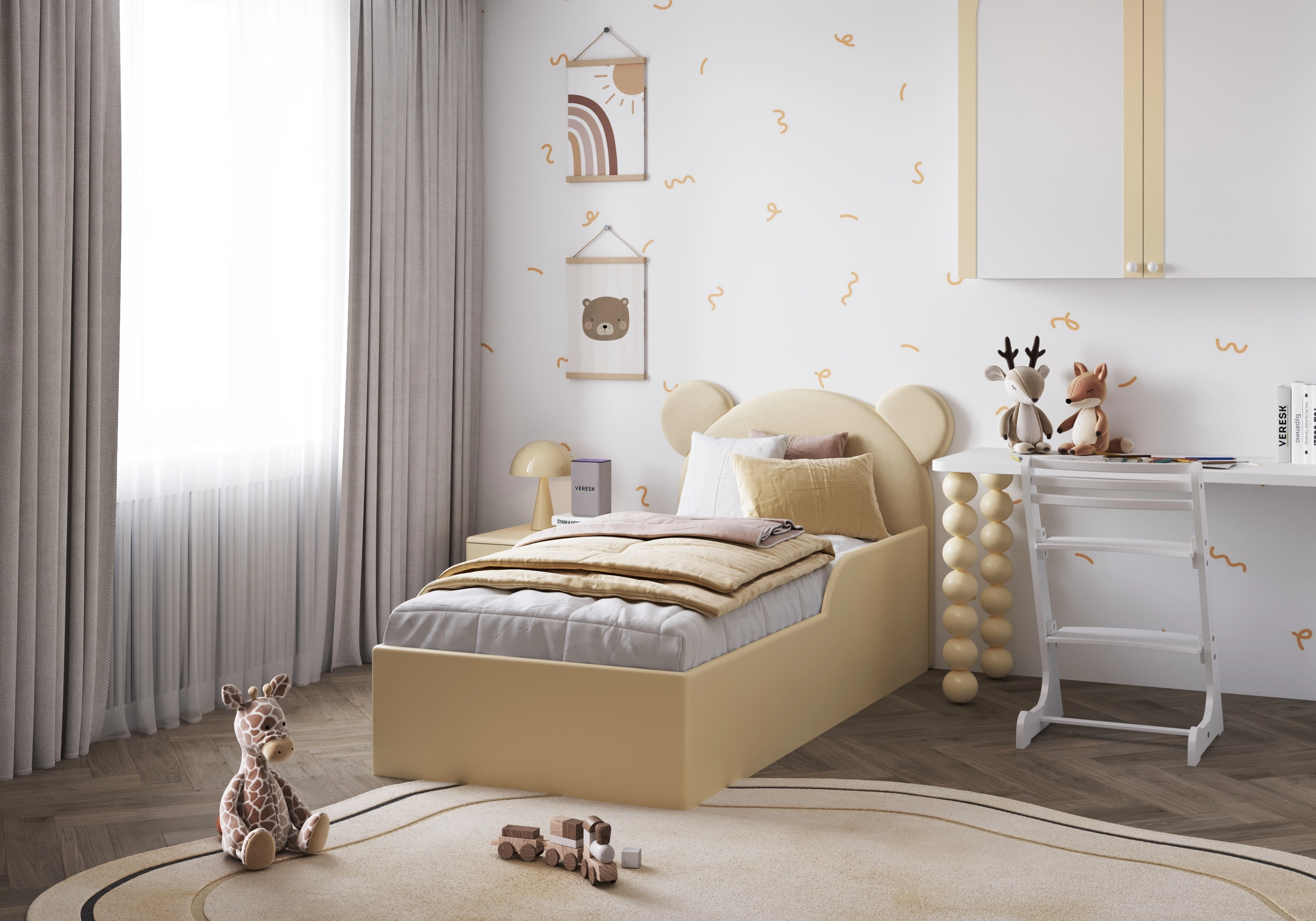 Кровать Флоу Эмаль