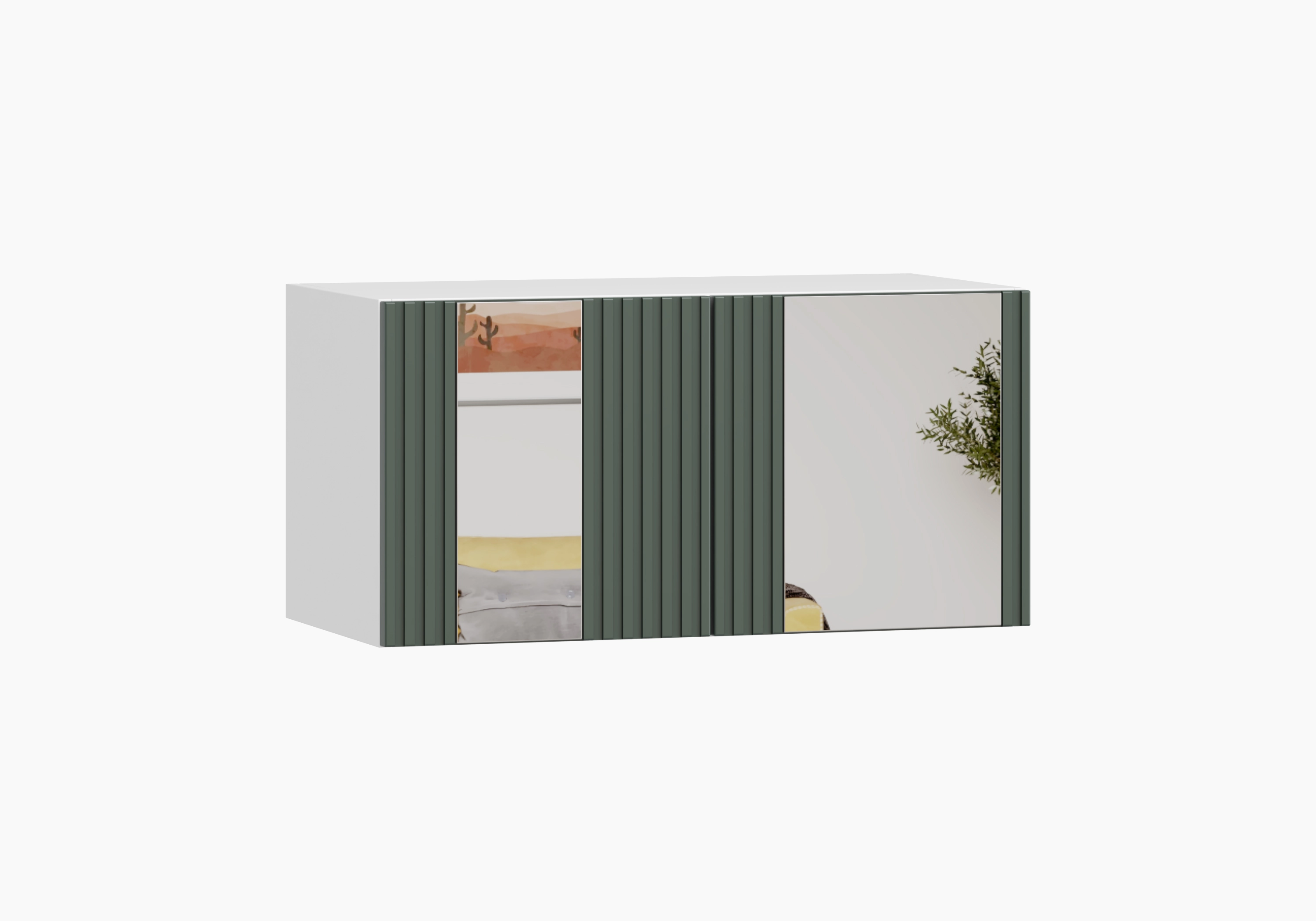 Антресоль Эйн-2 Декор 3 навесная