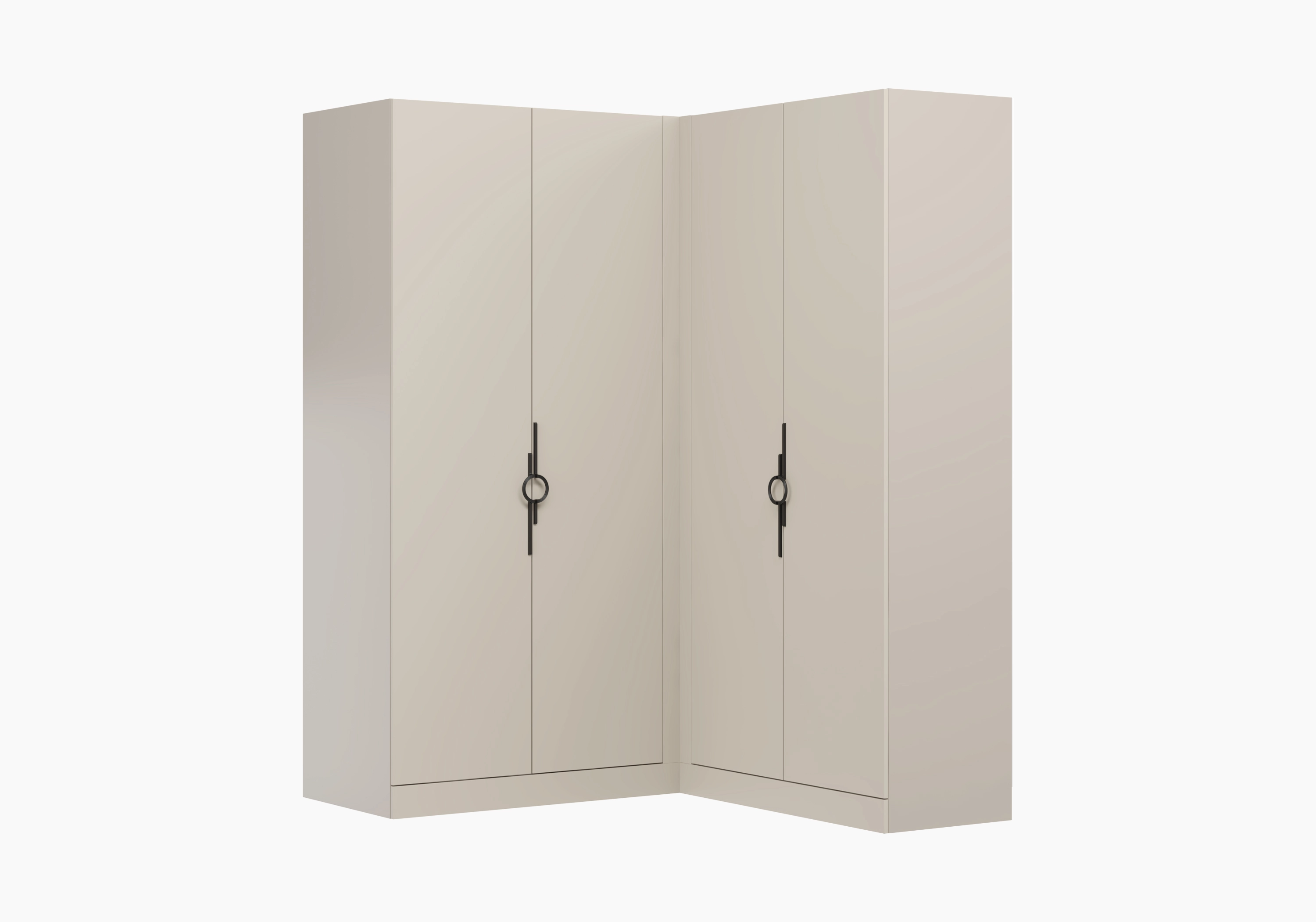 Распашной шкаф угловой Элавия-2-500 Премиум