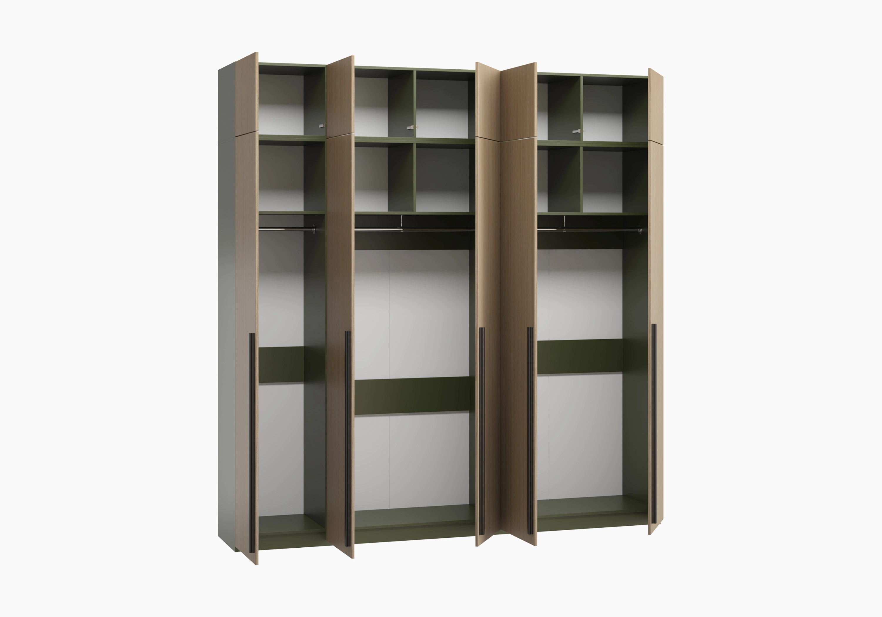 Распашной шкаф Лорэна-5.1 Премиум с антресолью