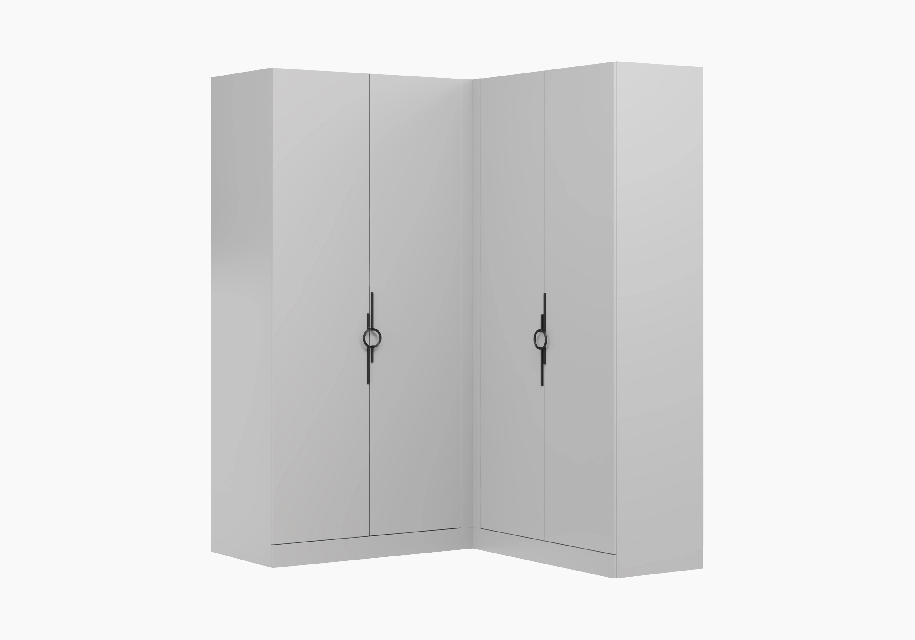 Распашной шкаф угловой Элавия-2-500