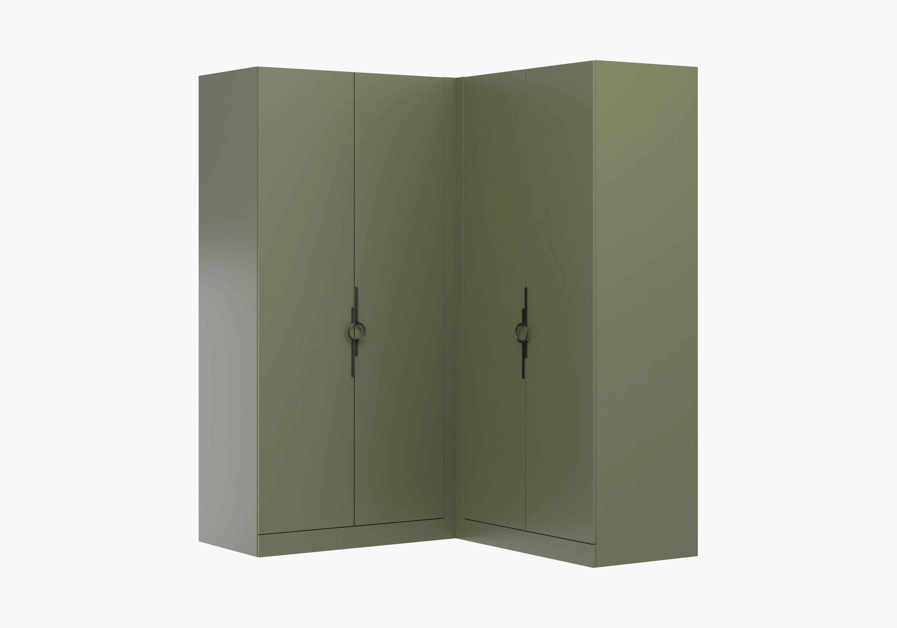 Распашной шкаф угловой Элавия-2-600