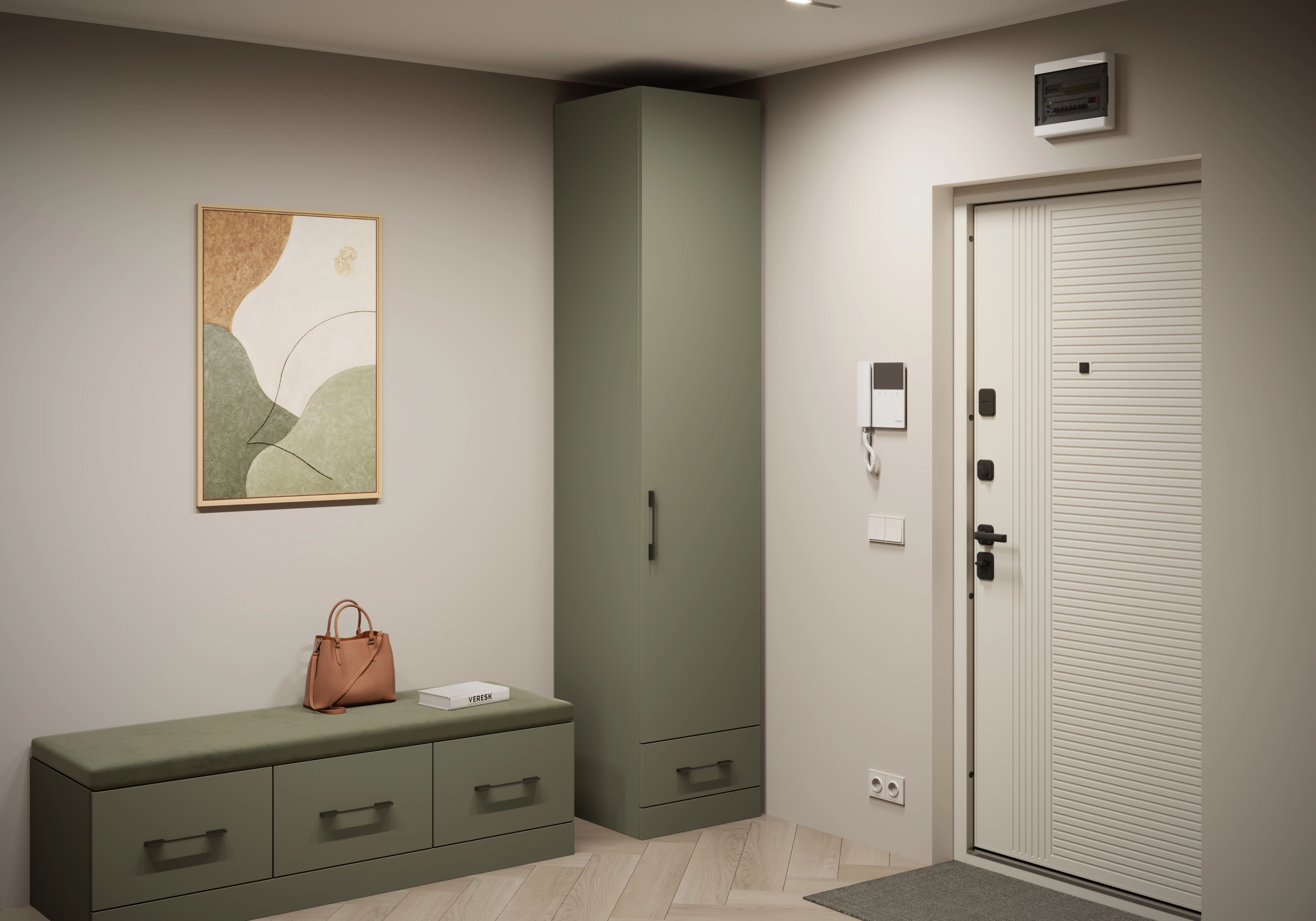 Распашной шкаф Капса-1.1