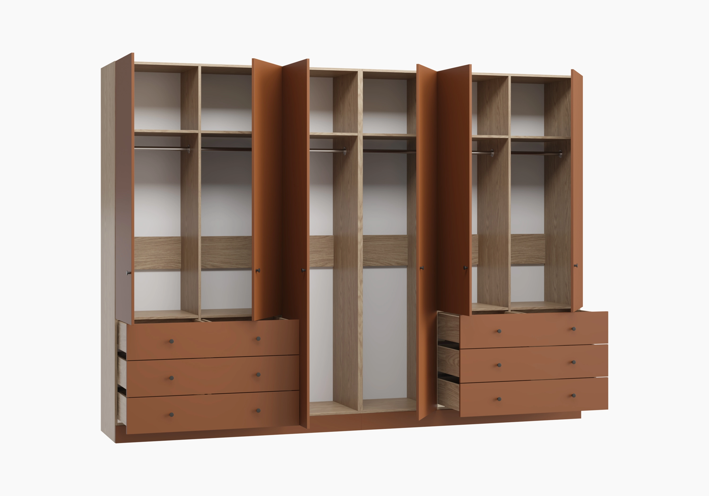 Распашной шкаф Капса-6.2.3