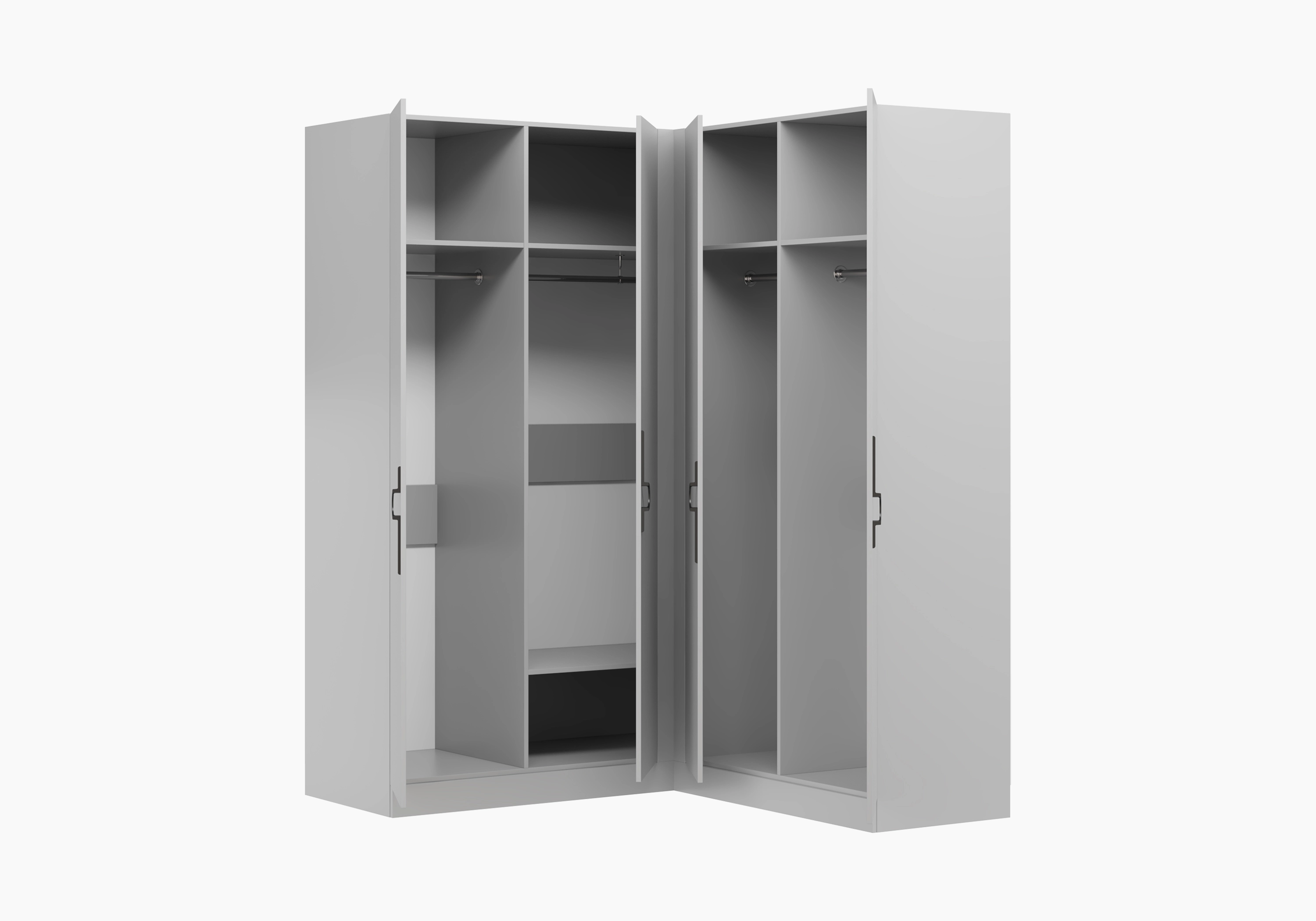 Распашной шкаф угловой Элавия-2-550