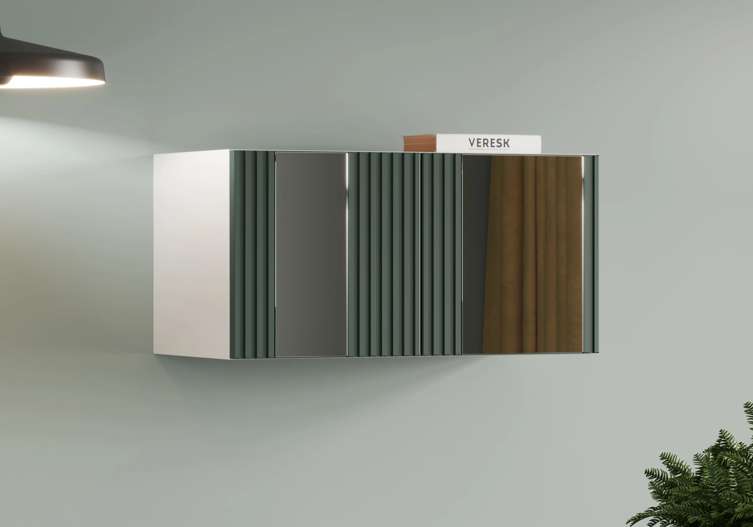 Антресоль Эйн-2 Декор 3 навесная