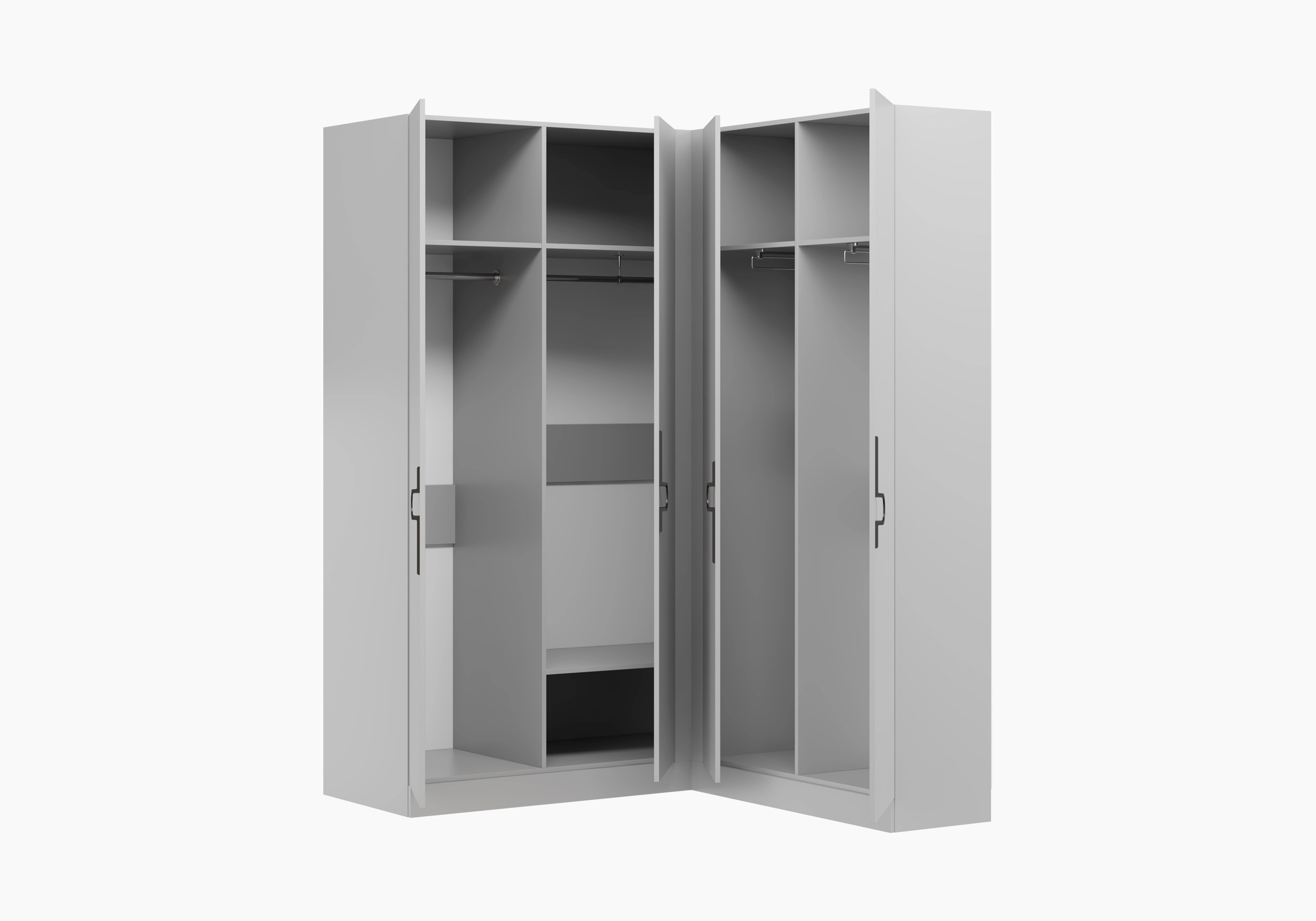 Распашной шкаф угловой Элавия-2-400