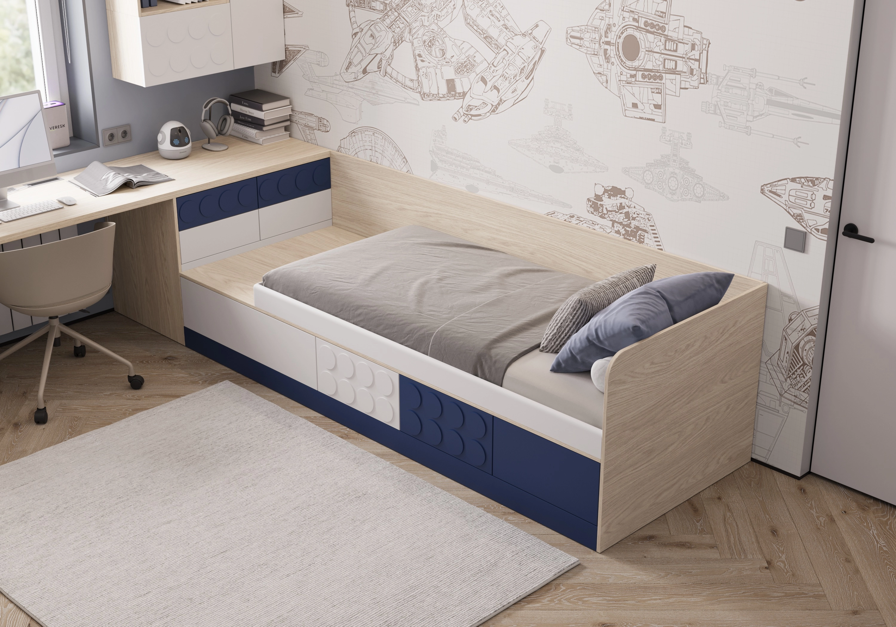 Комплект в детскую Лего-6