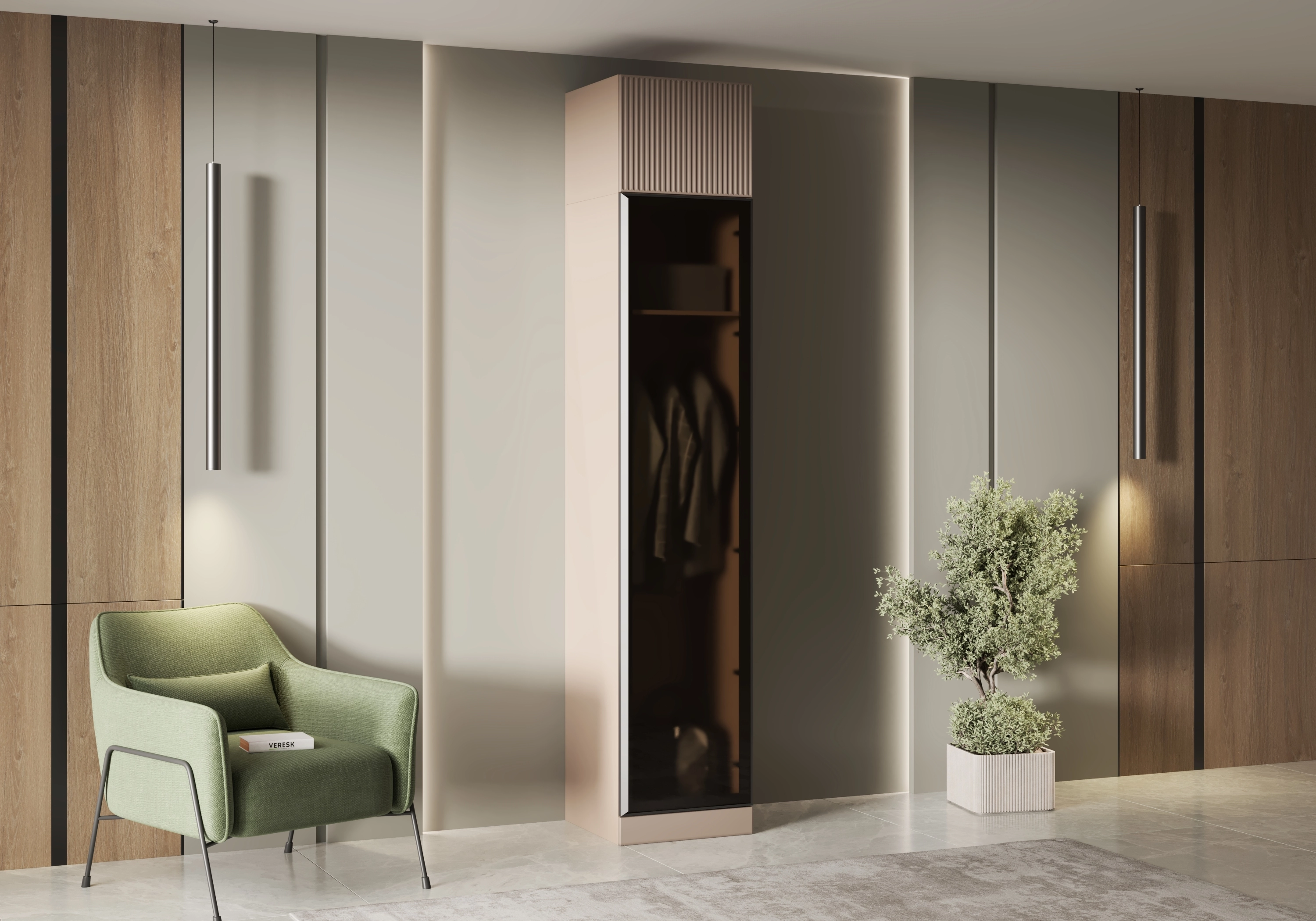 Витрина Дарио-1 с антресолью