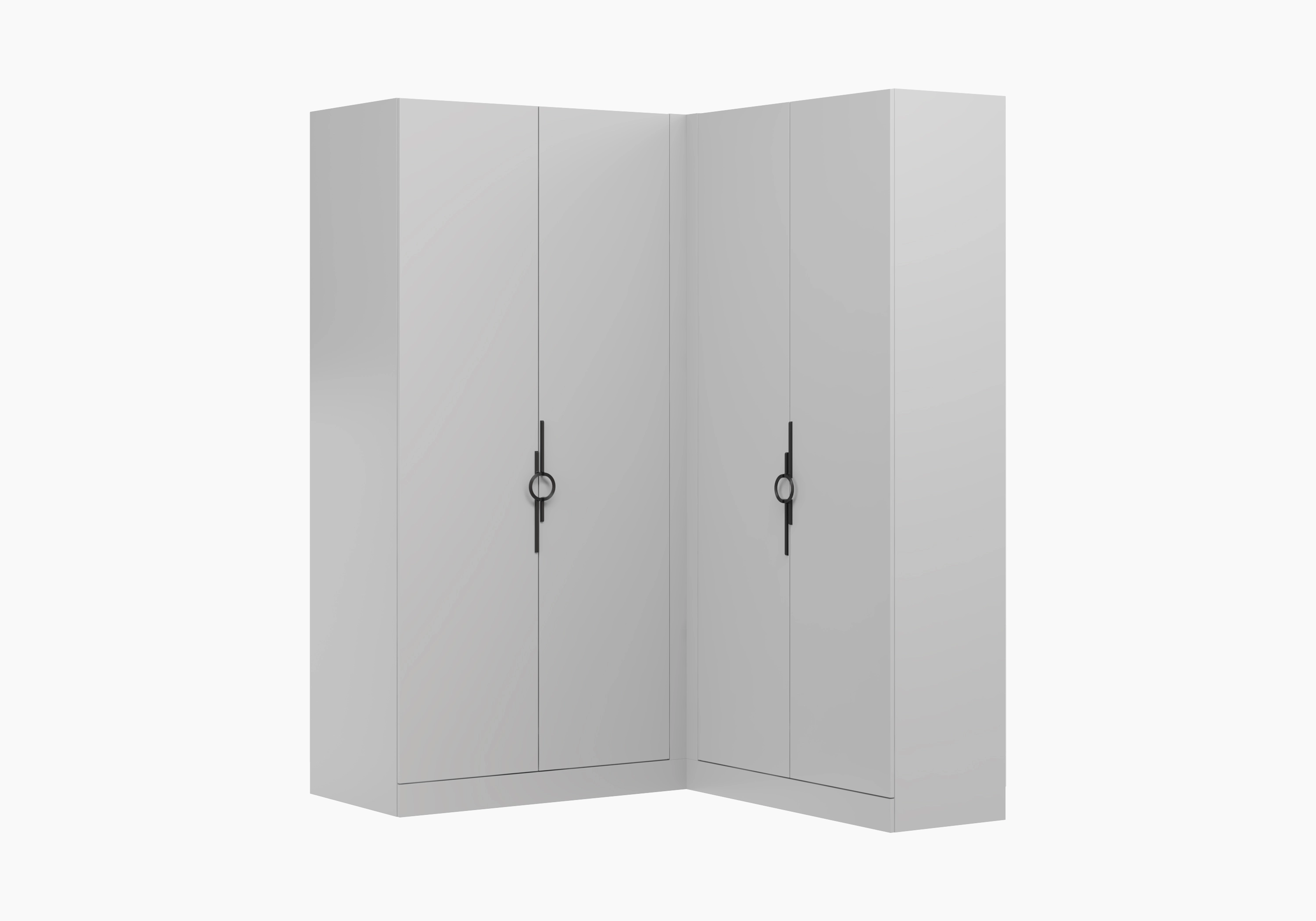 Распашной шкаф угловой Элавия-2-450